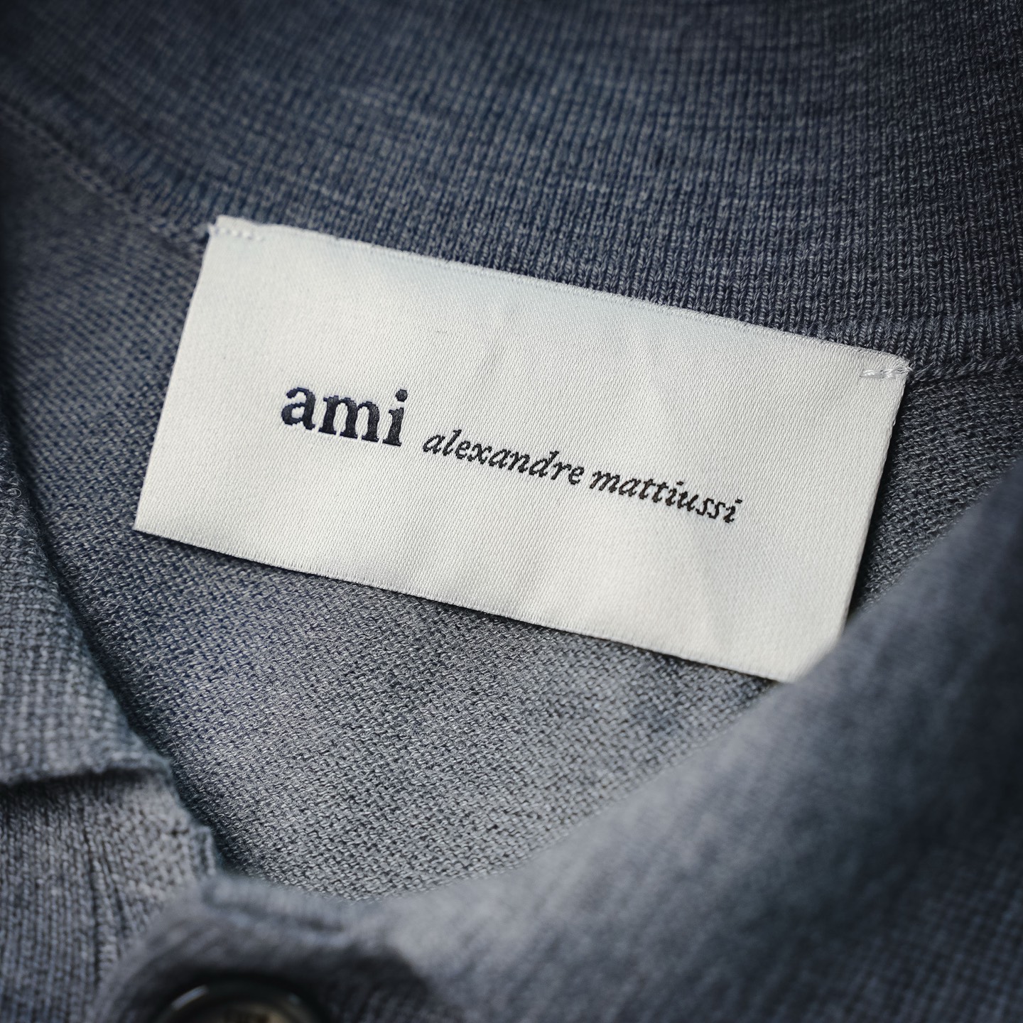 Ami knit wool cardigan