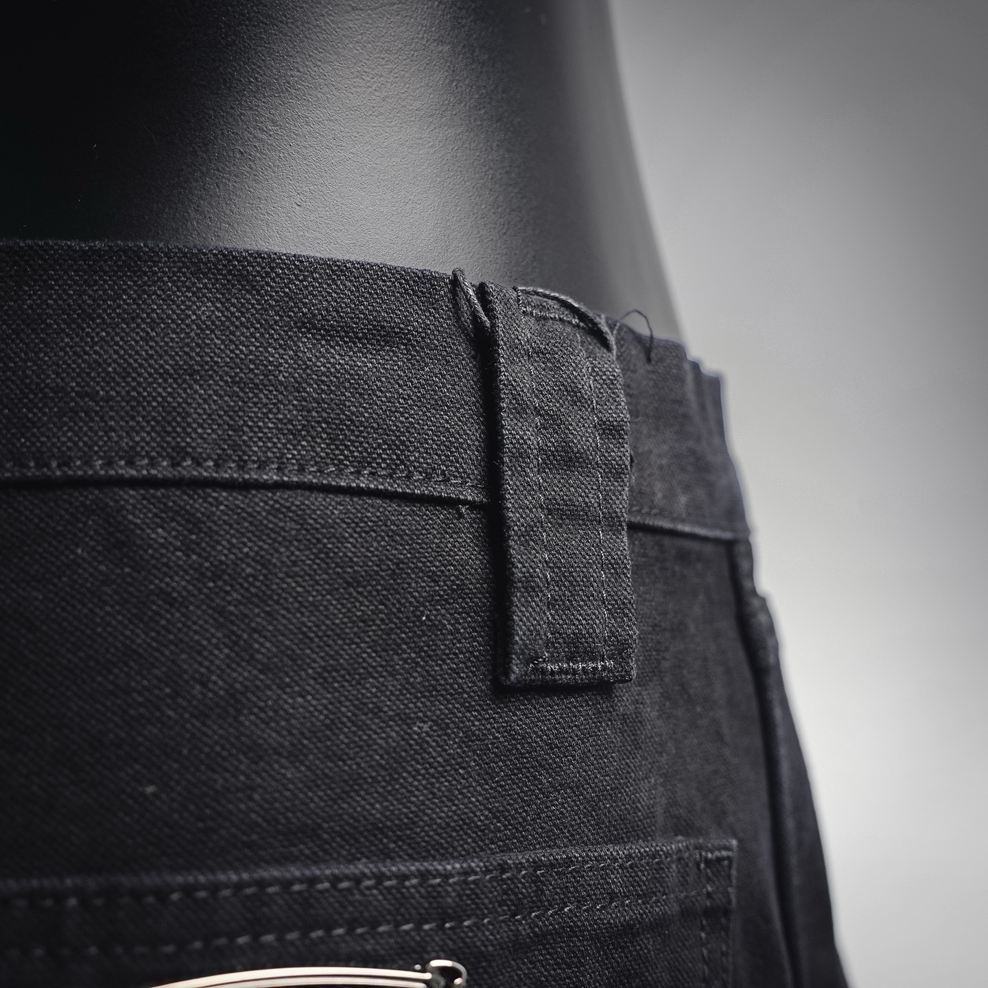 Chrome studded cargo pants