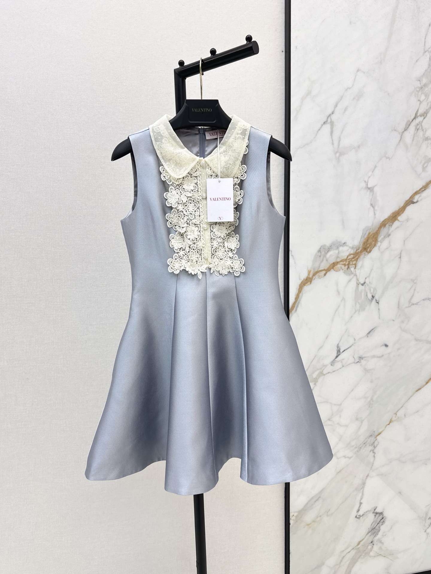 Valen 26ss lace vest dress