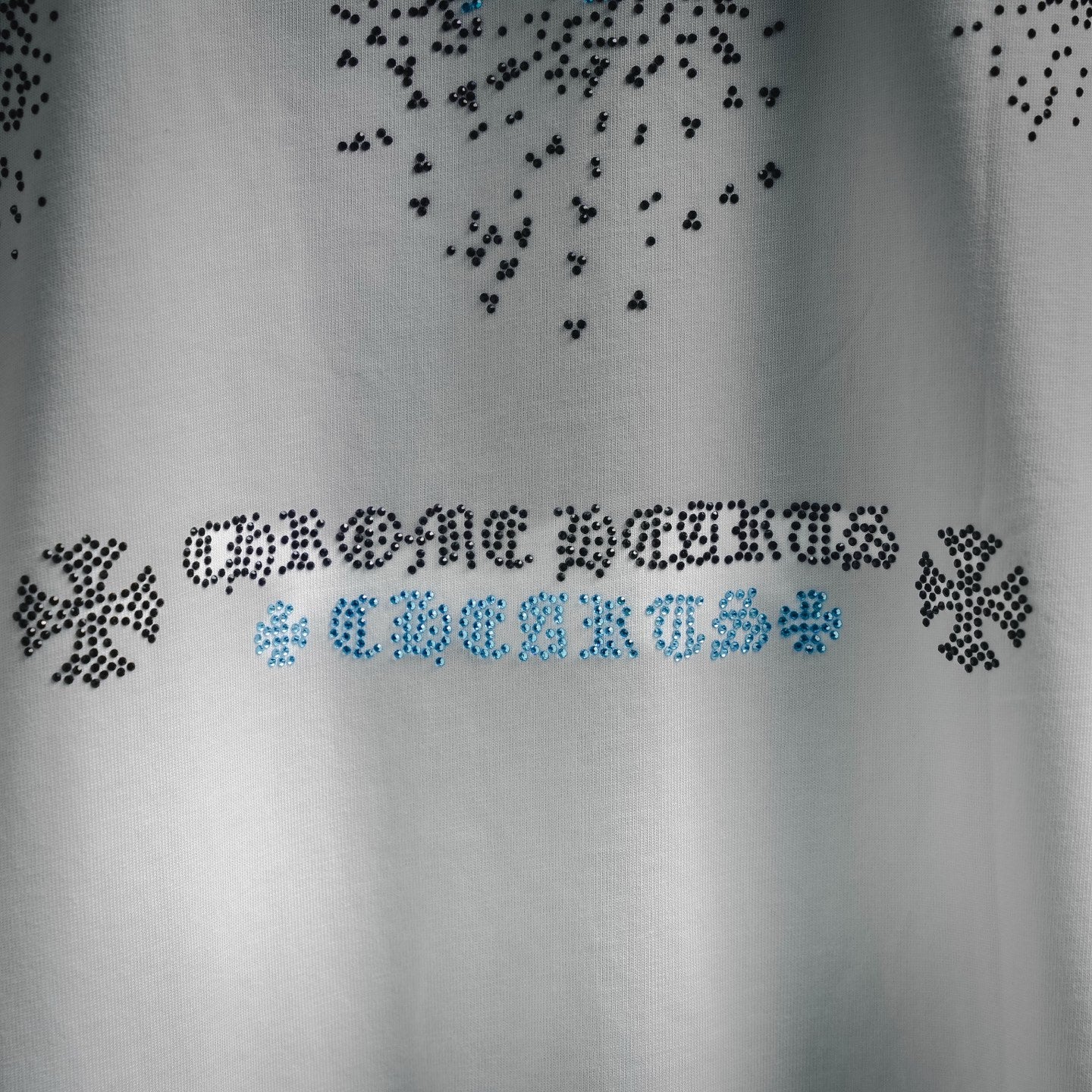 Chrome rhinestone t-shirt