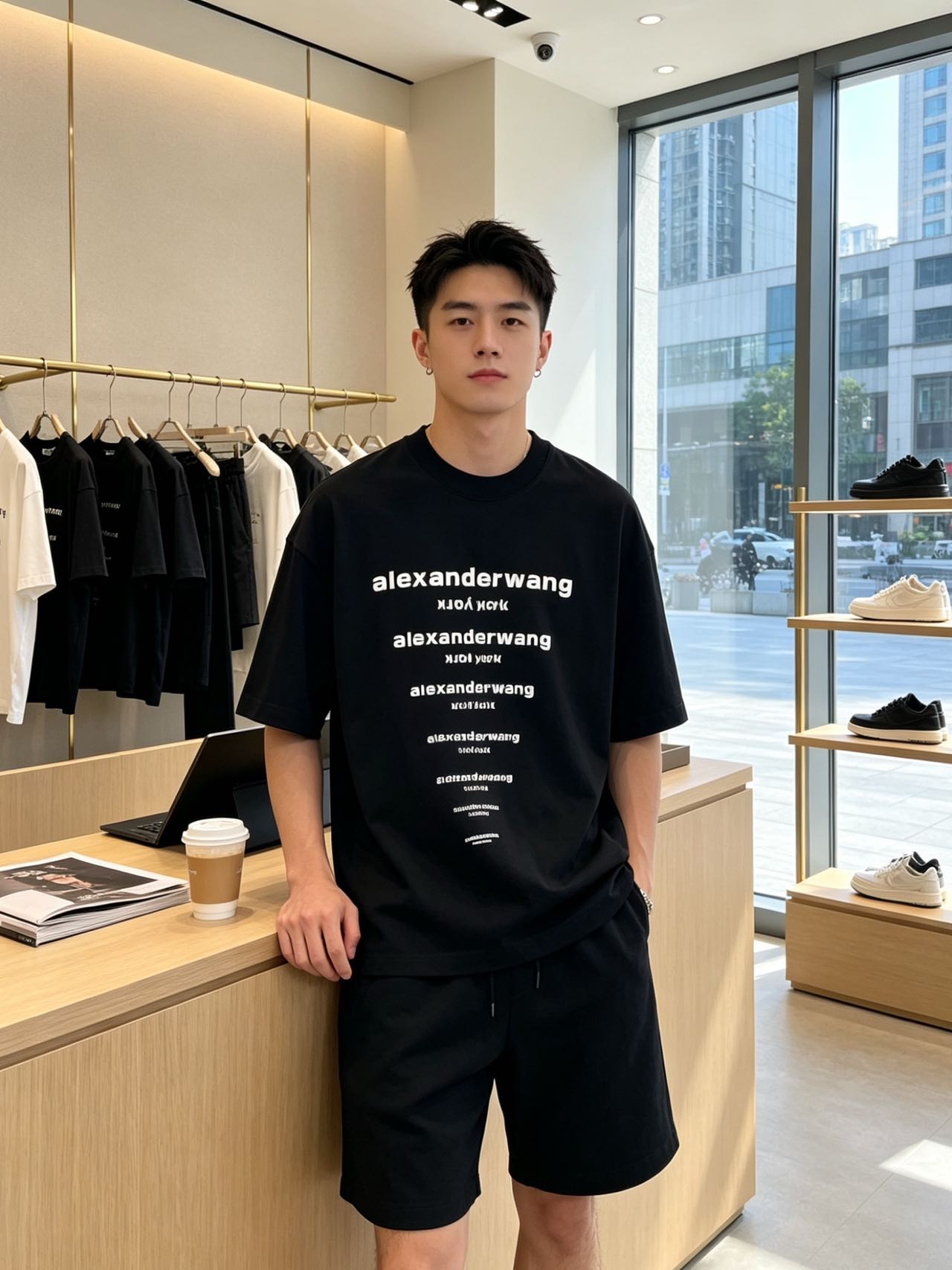 Alex washed t-shirt