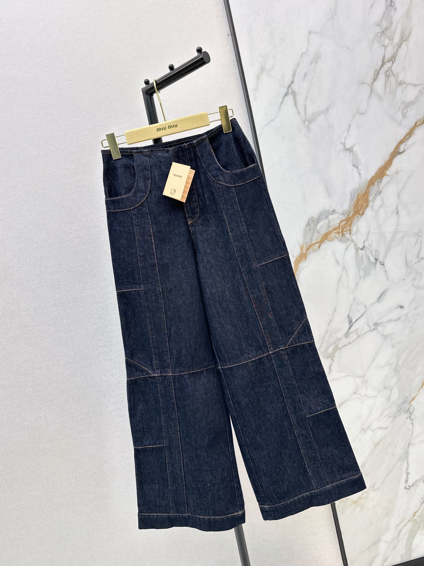 Miu 26fw cargo denim pants