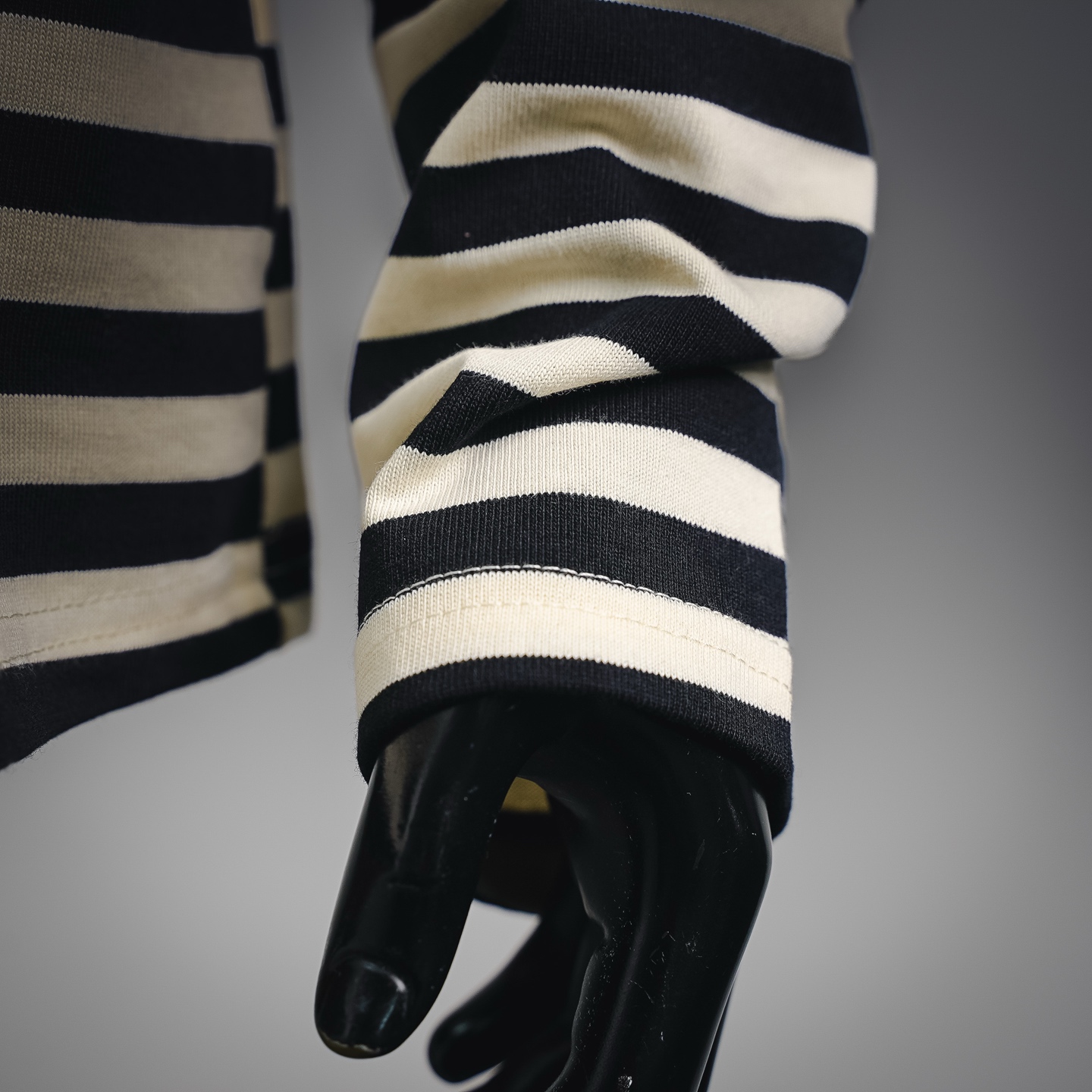 Ami striped knit sweatshirt
