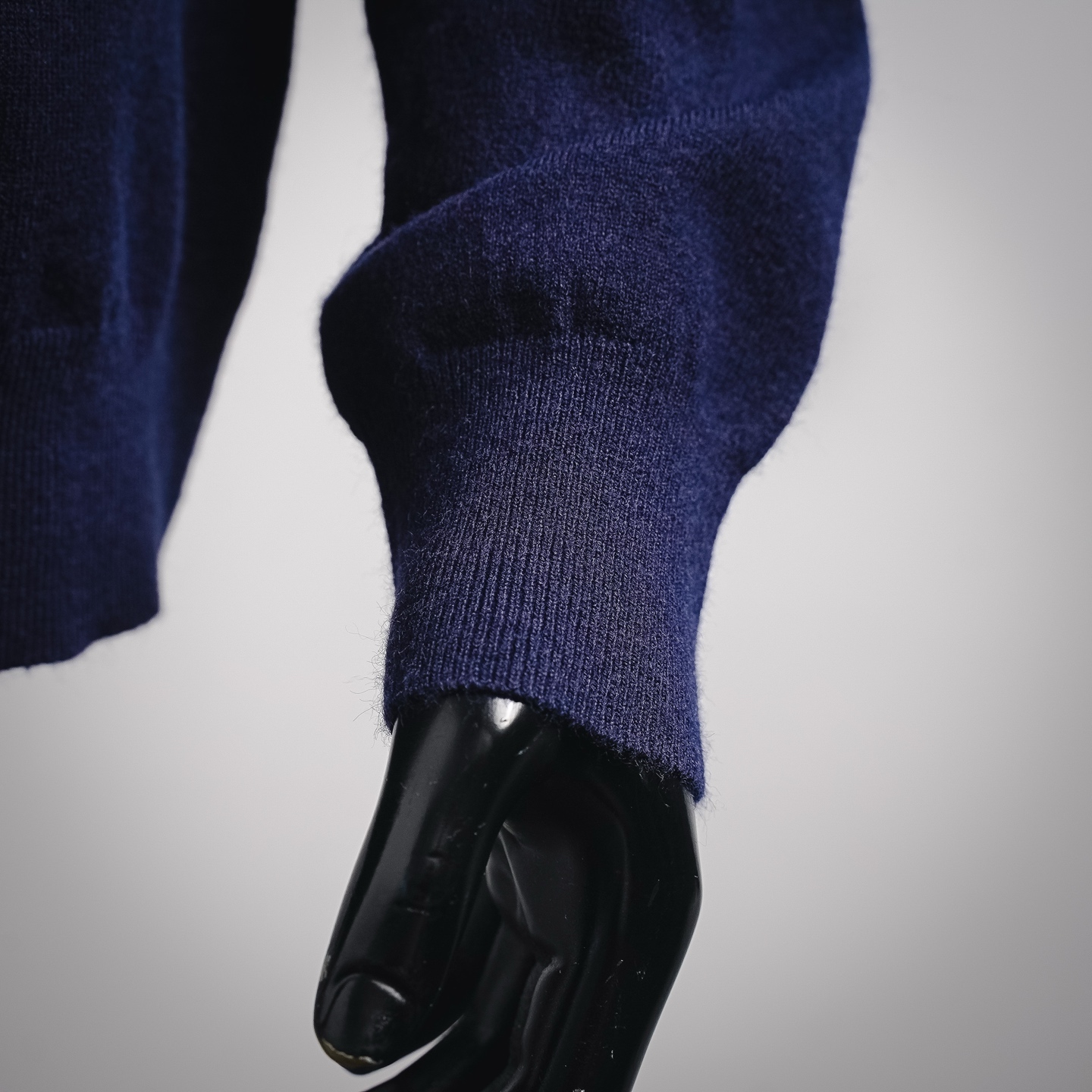 Bur half-zip knit sweater