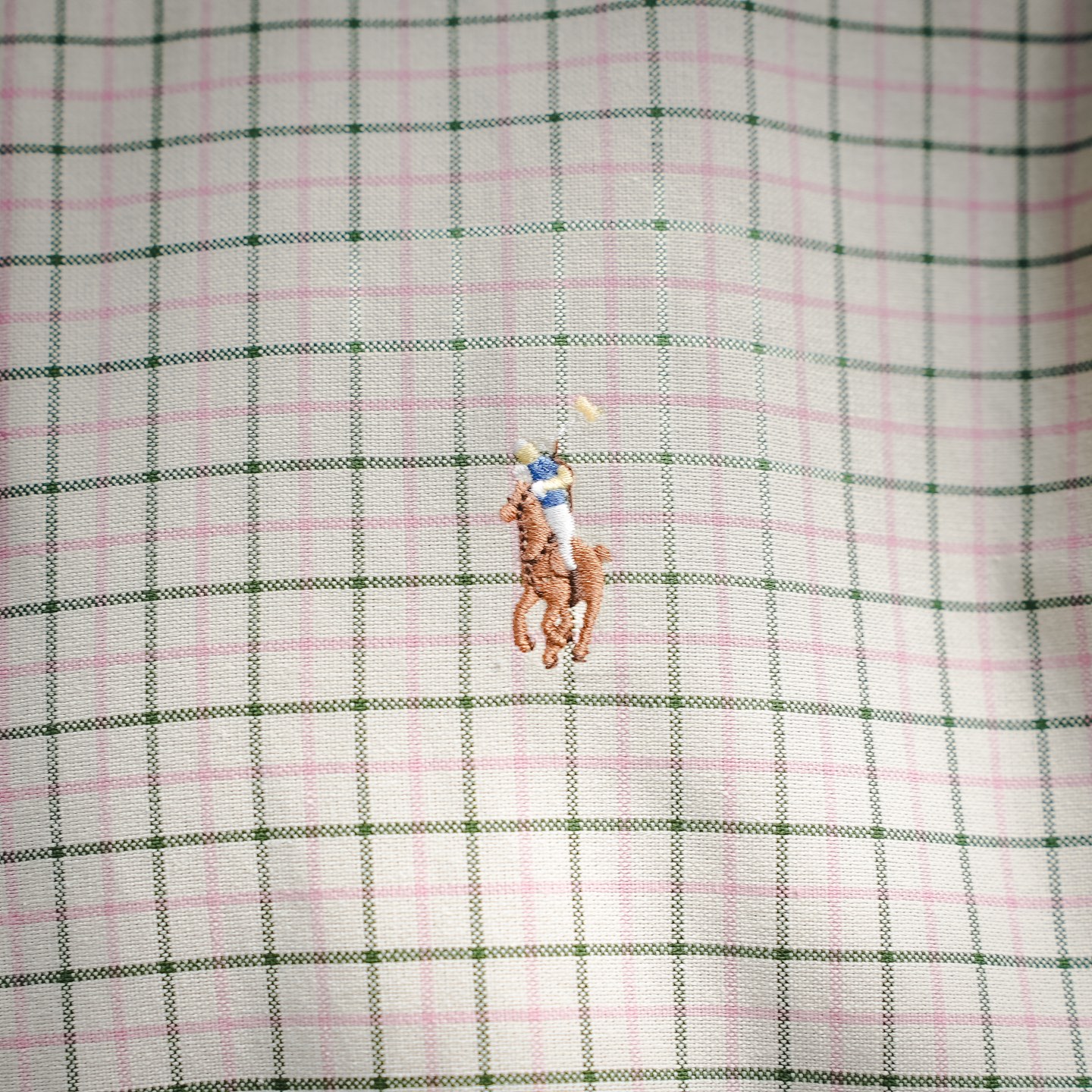 Ralph embroidered plaid shirt
