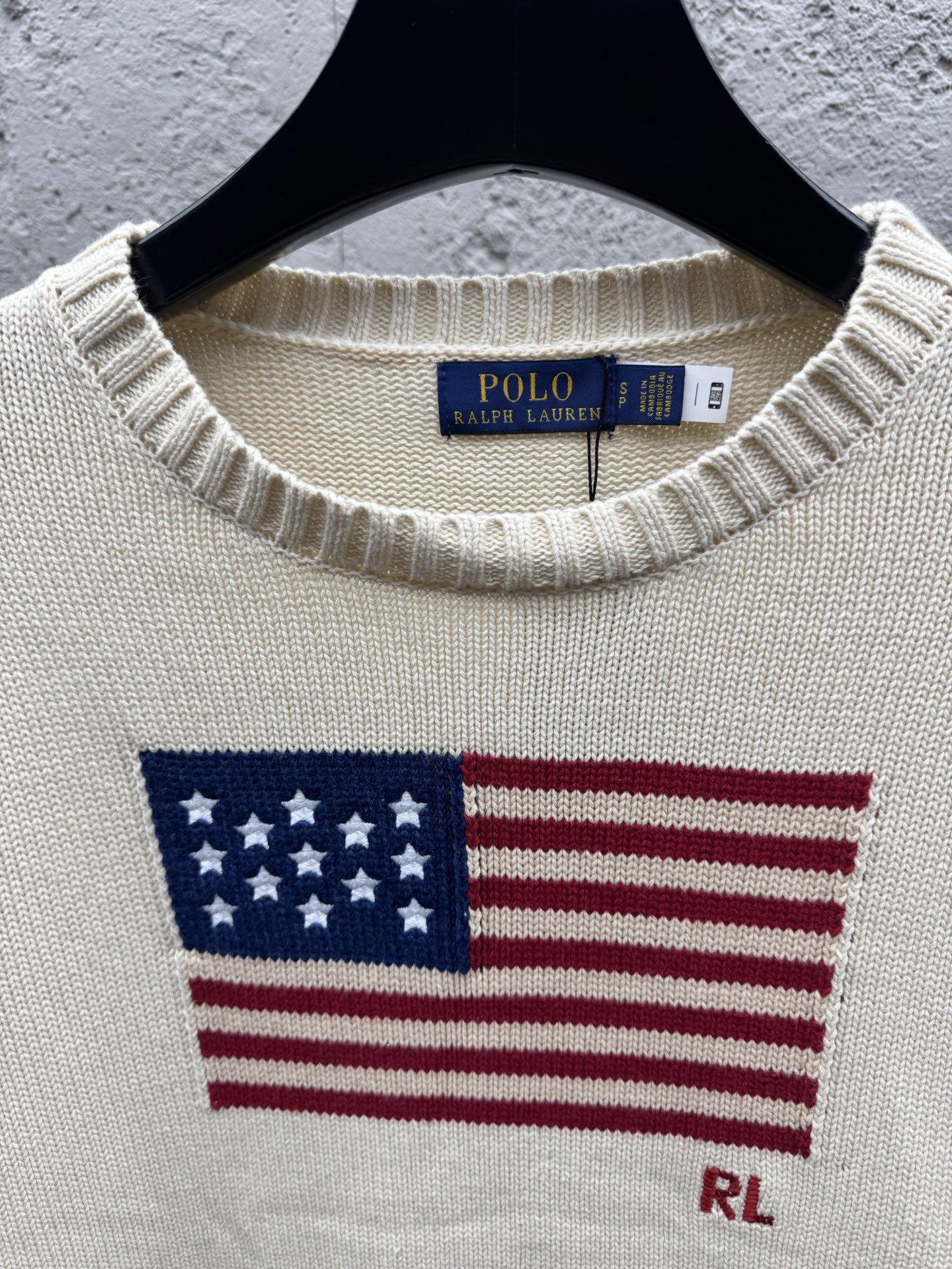 Ralph embroidered jacquard sweater