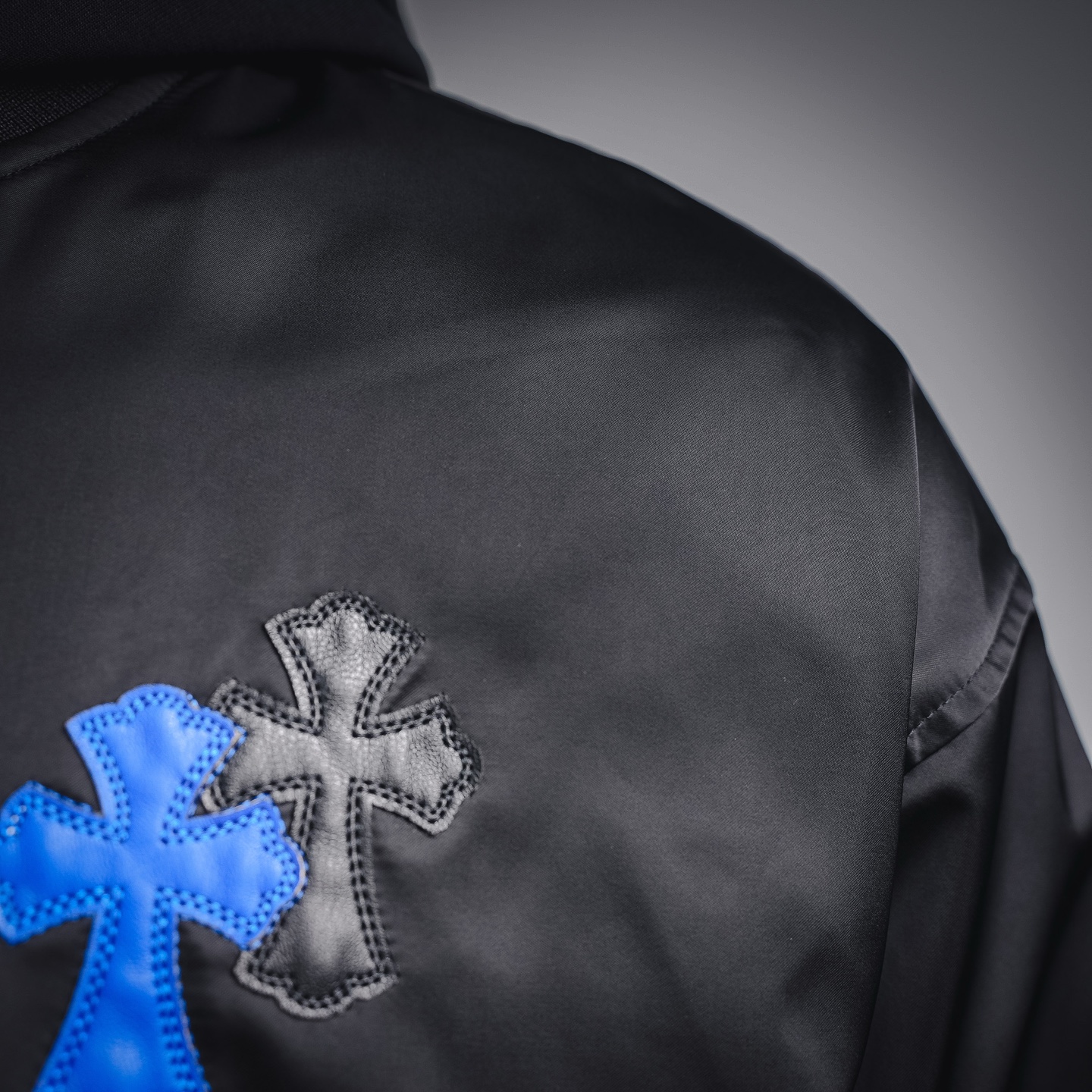 Chrome cross statement jacket