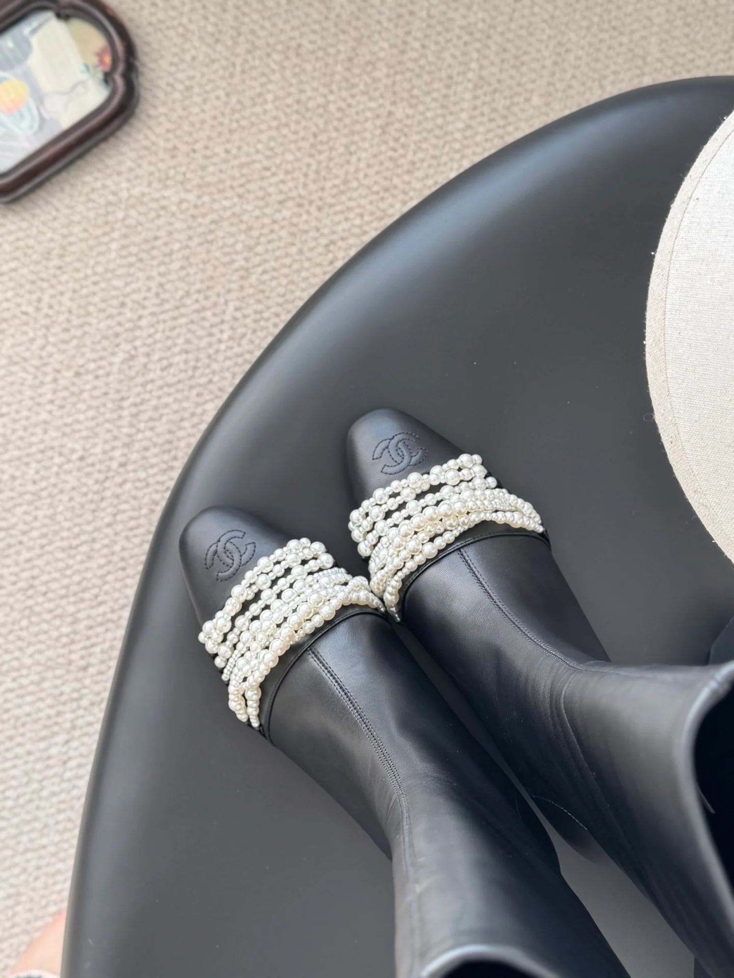 Chan 25fw pearl boot