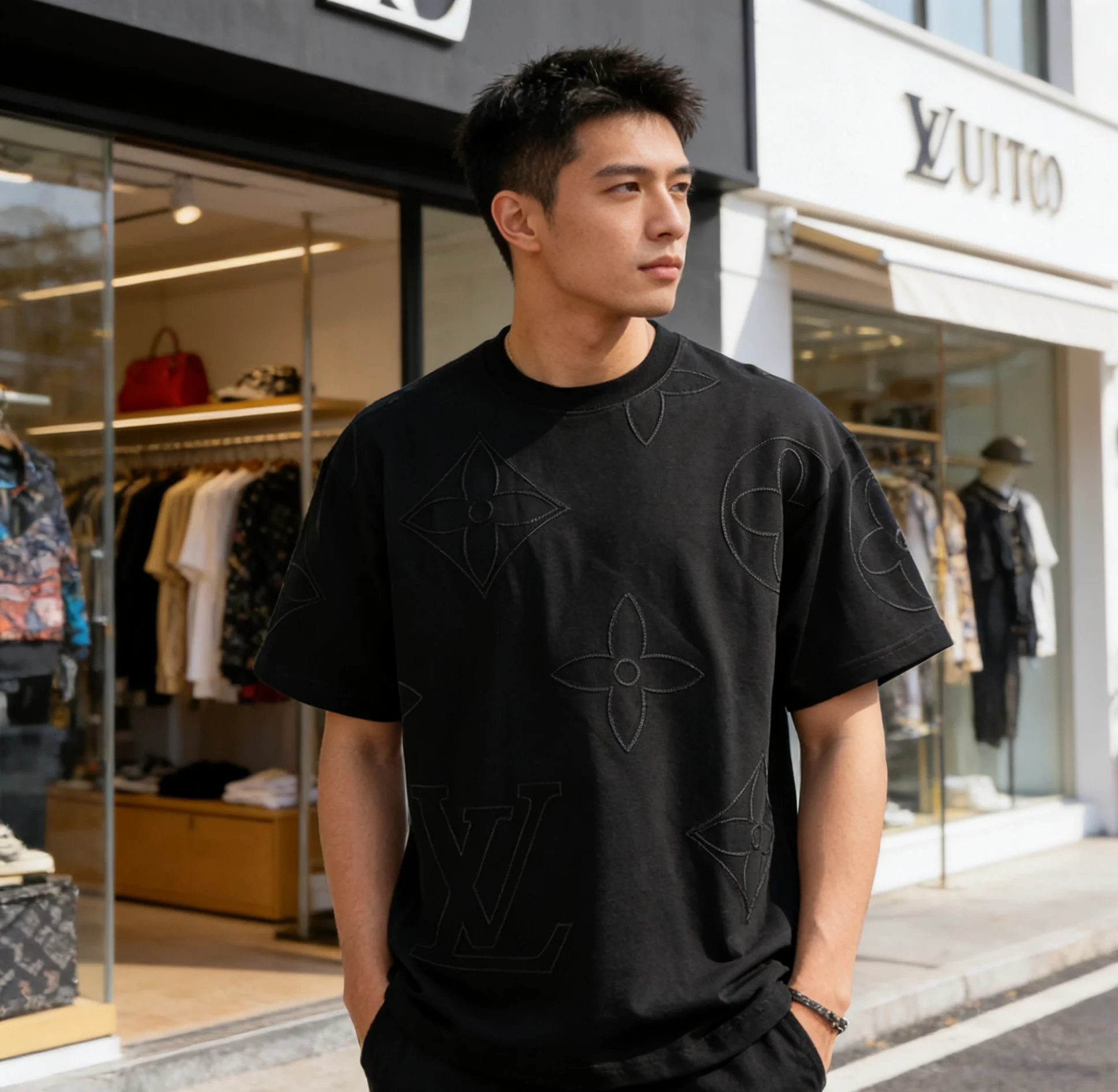 Louis embroidered t-shirt