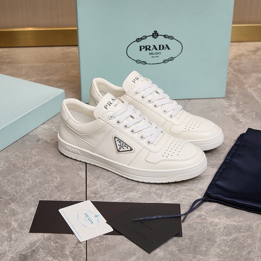 Pra downtown leather sneaker