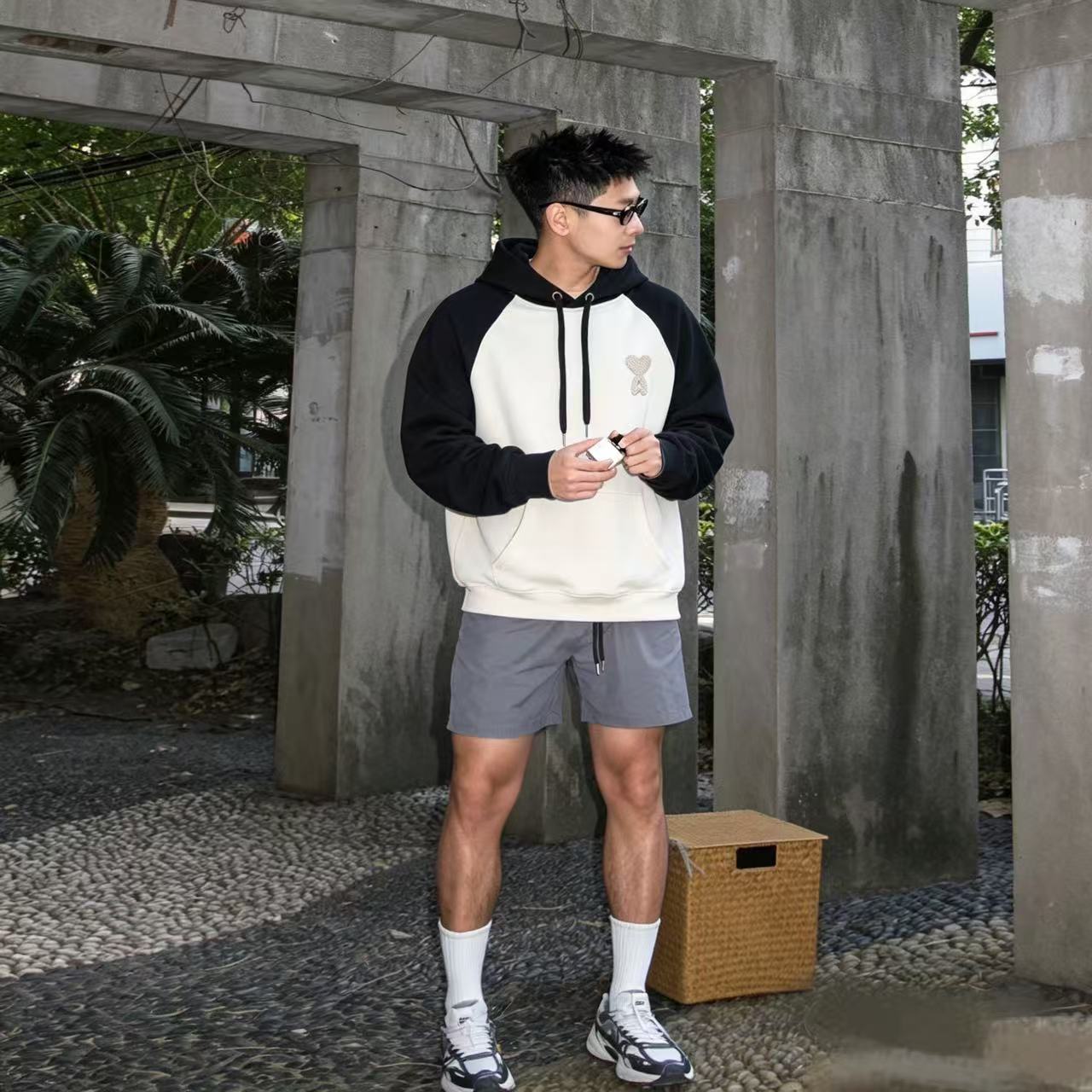 Ami raglan cozy hoodie