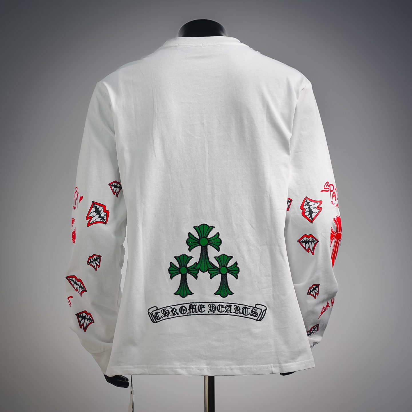 Chrome applique sweatshirt