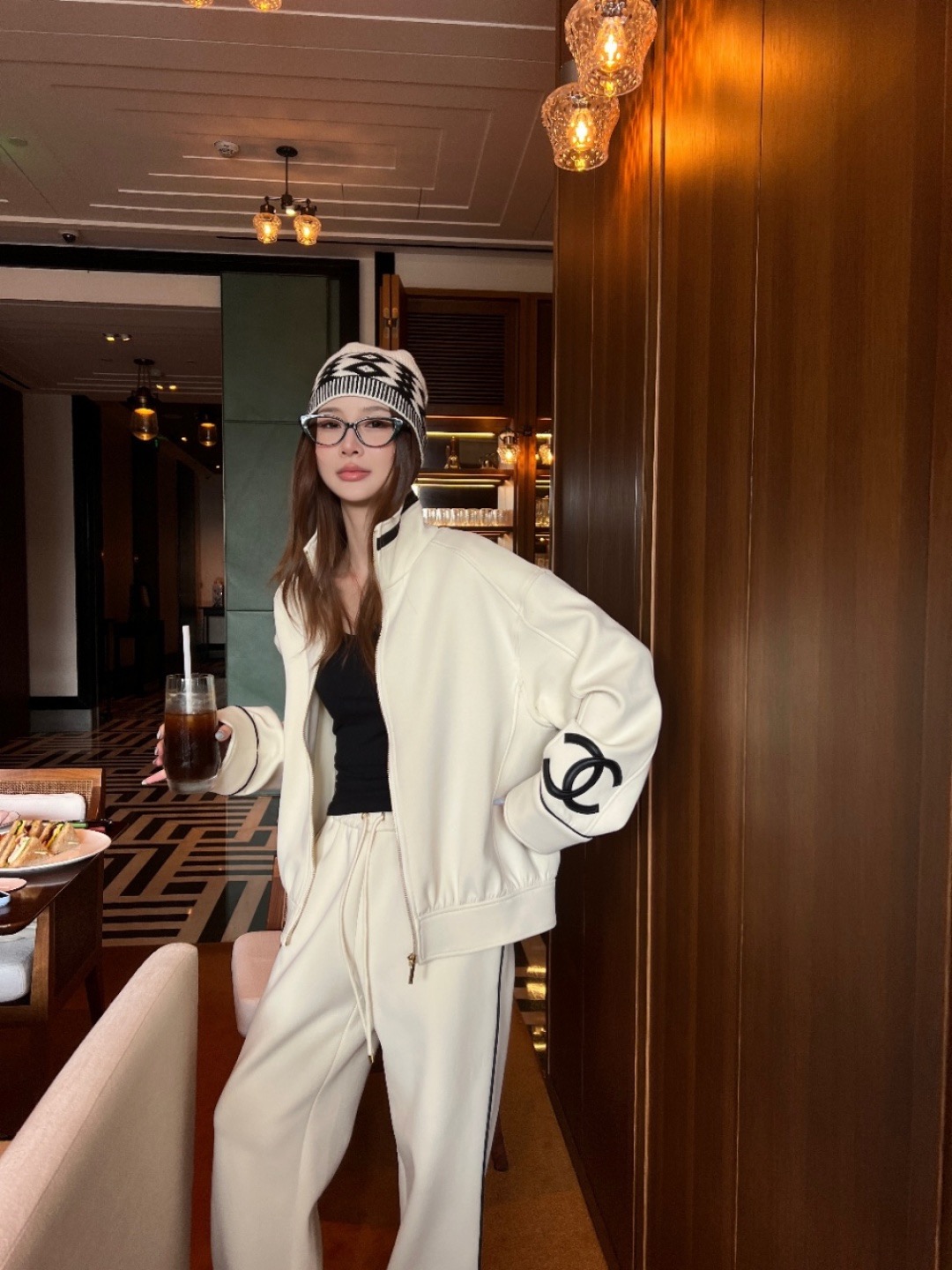 Chan 26fw causual jacket pants sets