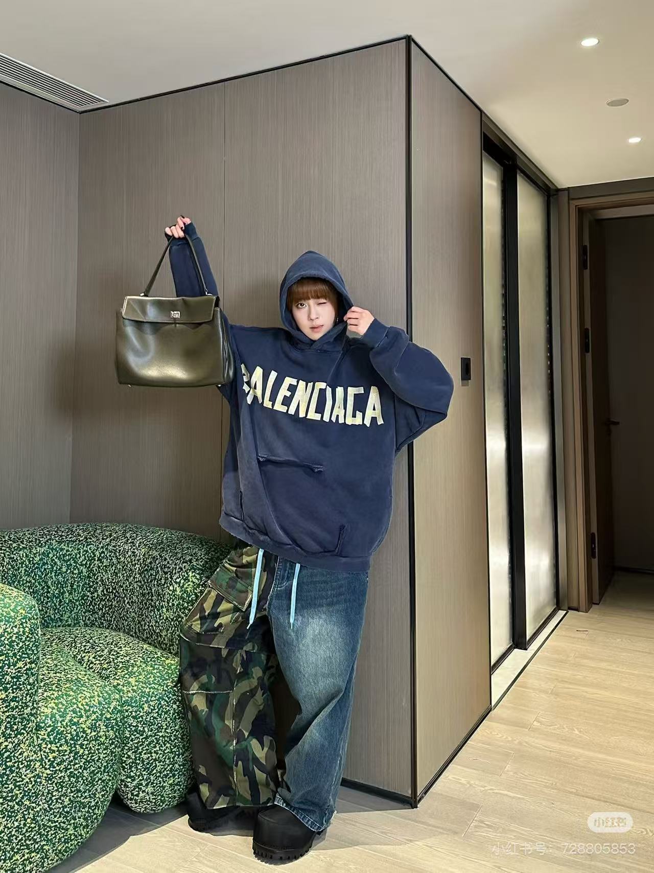 Balen washed hoodie