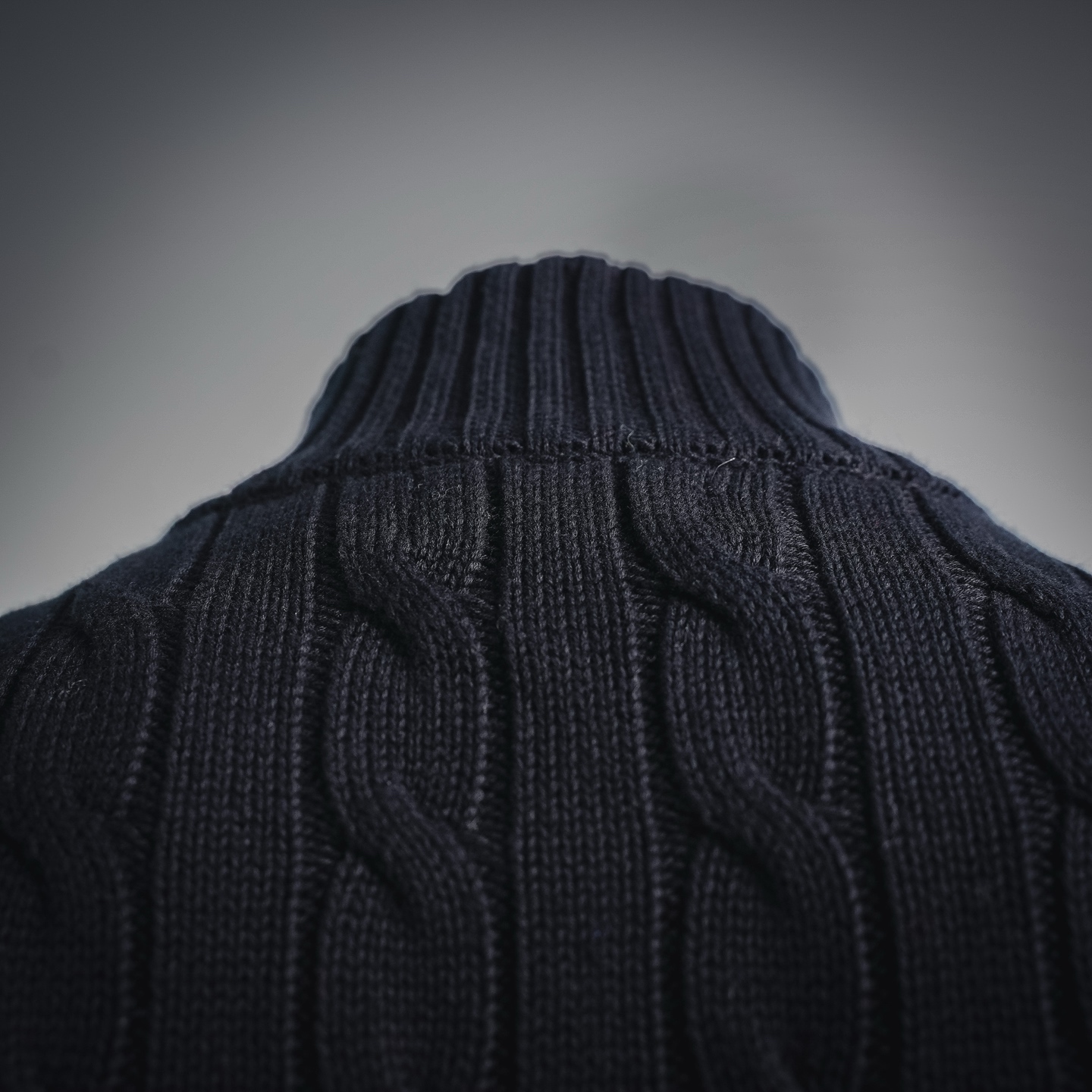 Ralph knit sweater zip-up coat