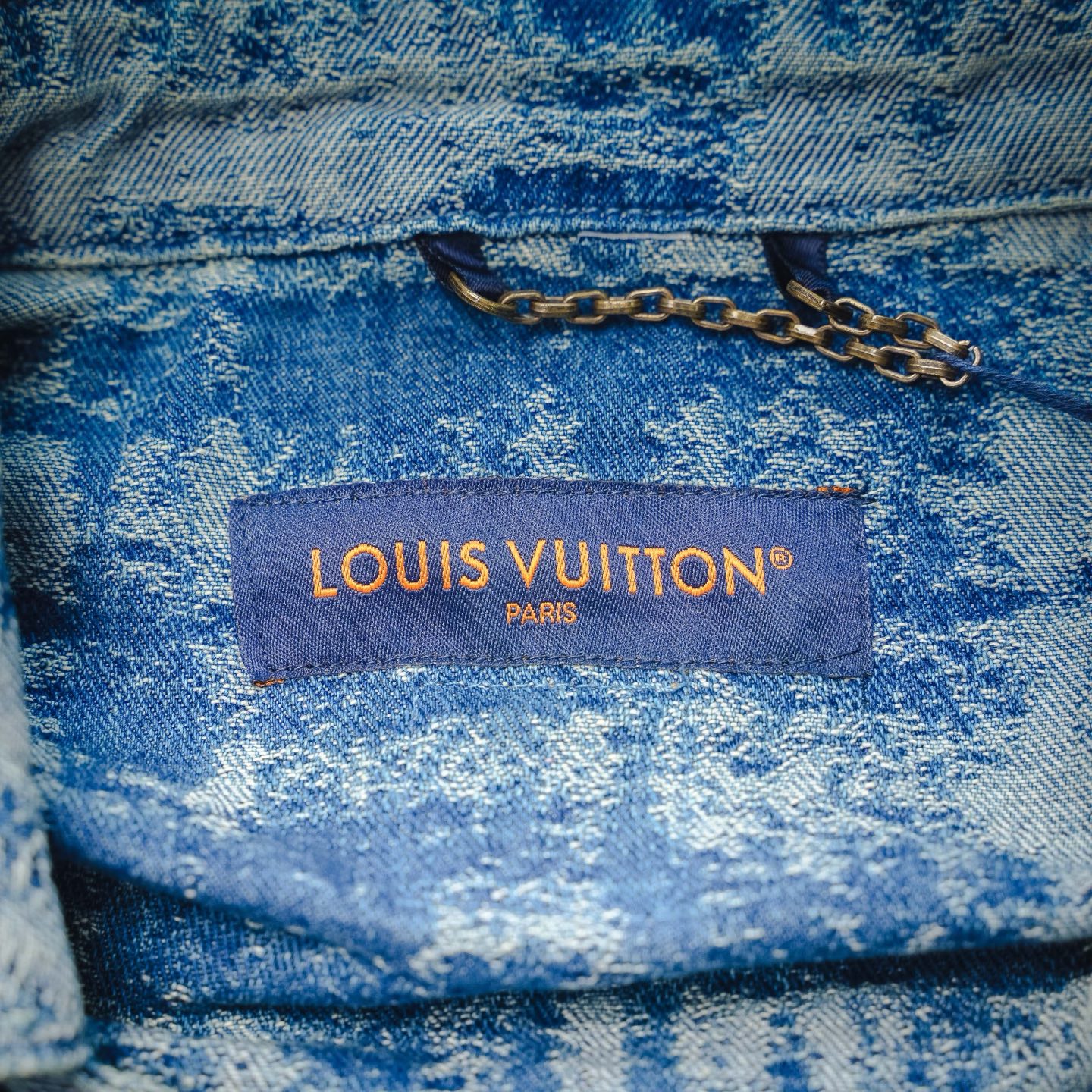 Loui 26ss jacquard denim shirt
