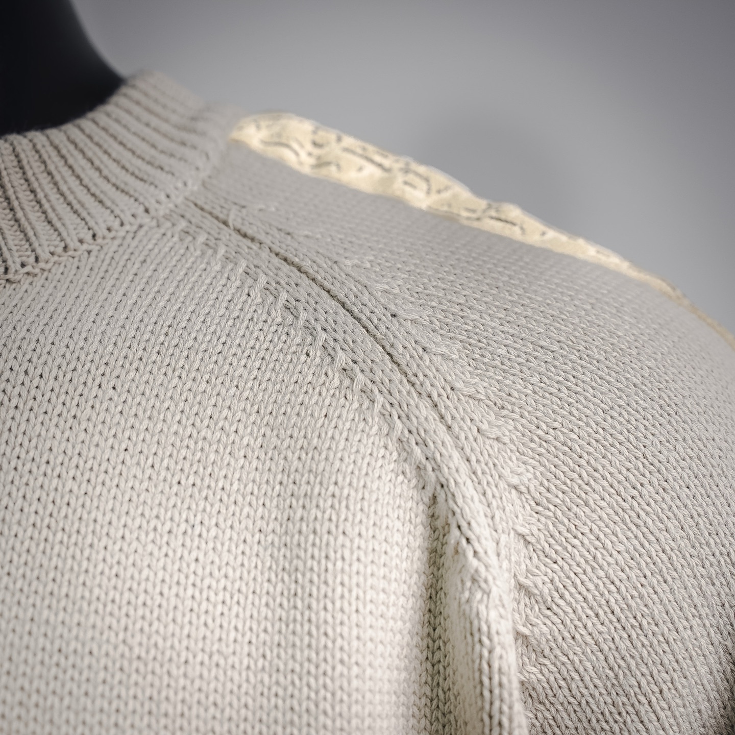 CD jacquard sweater