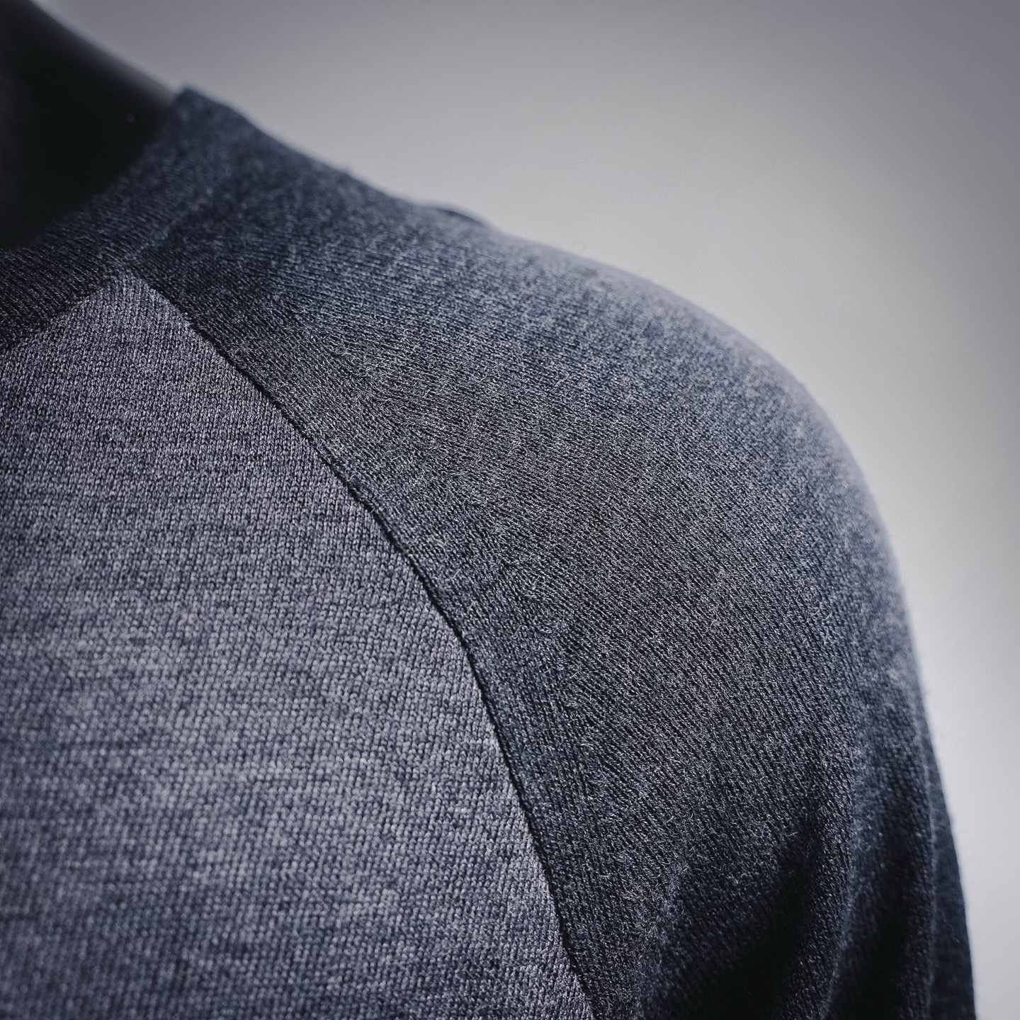 Chrome embroidered knit sweatshirt