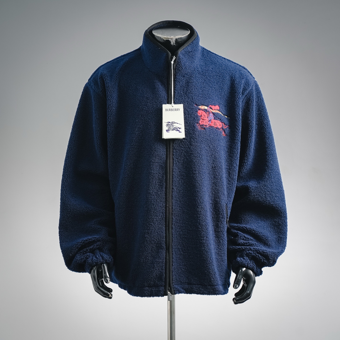 Bur flocked embroidered jacket