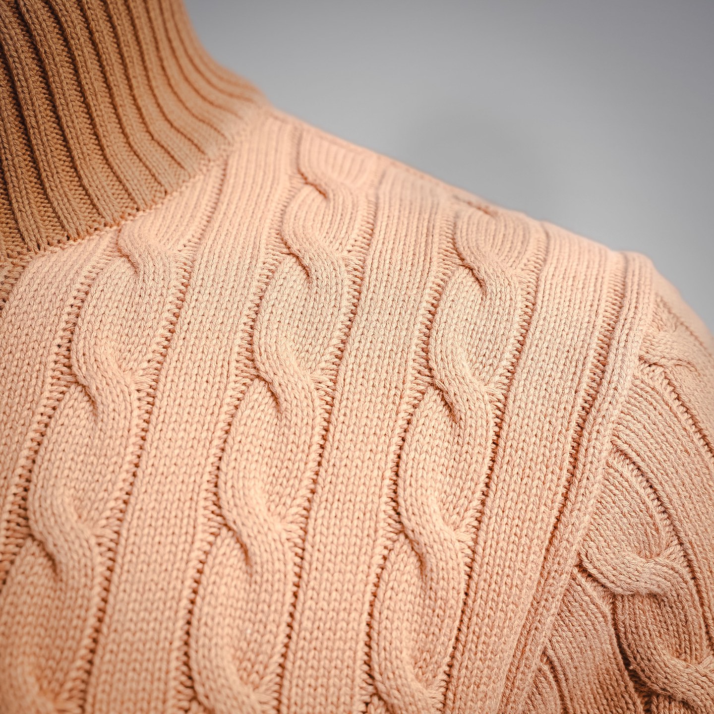 Ralph knit sweater zip-up jacket