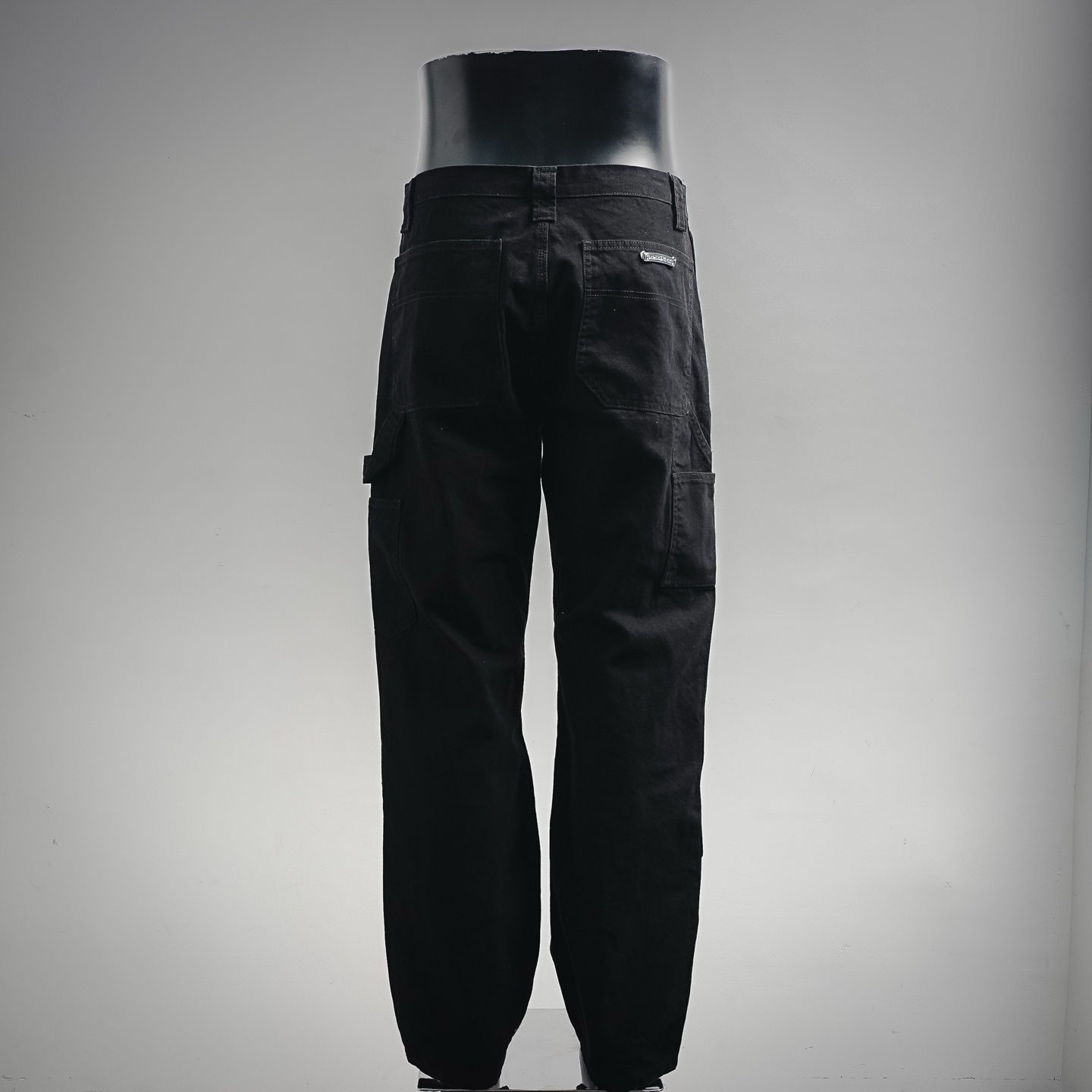 Chrome studded cargo pants