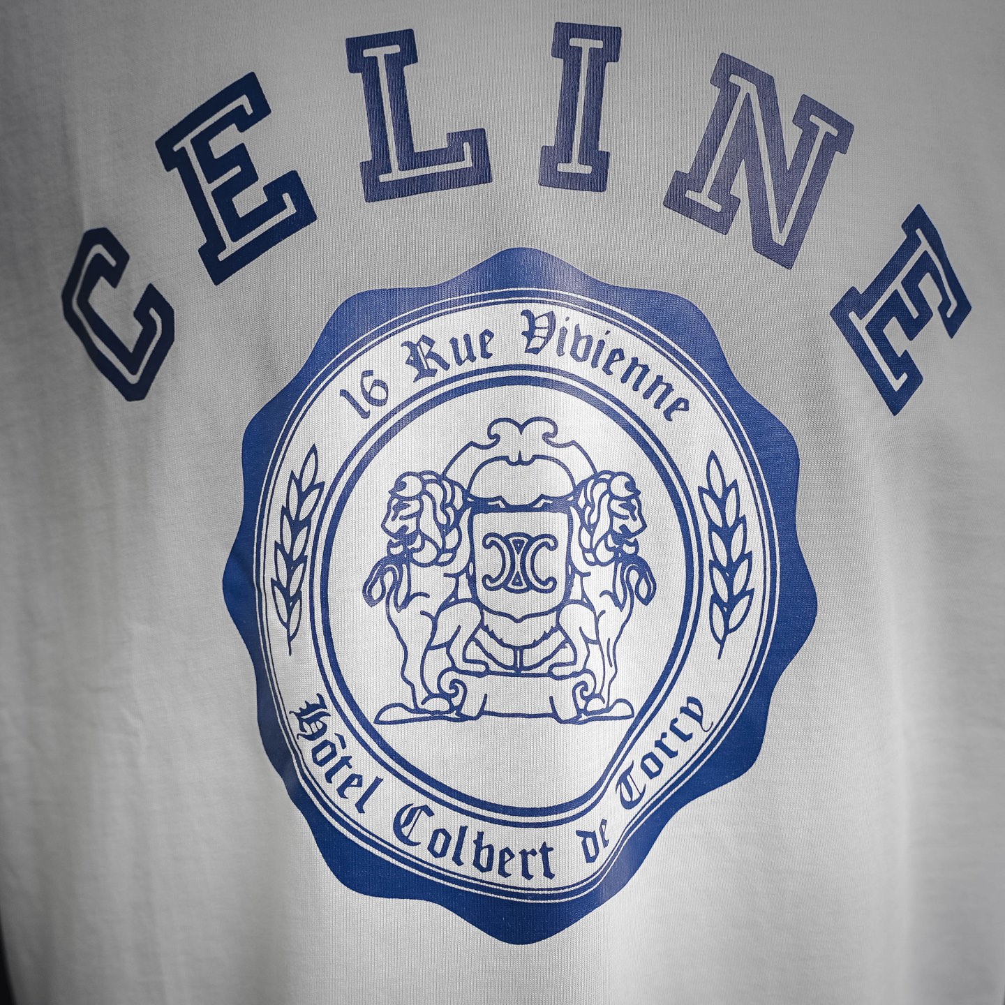 Cel badge printed t-shirt