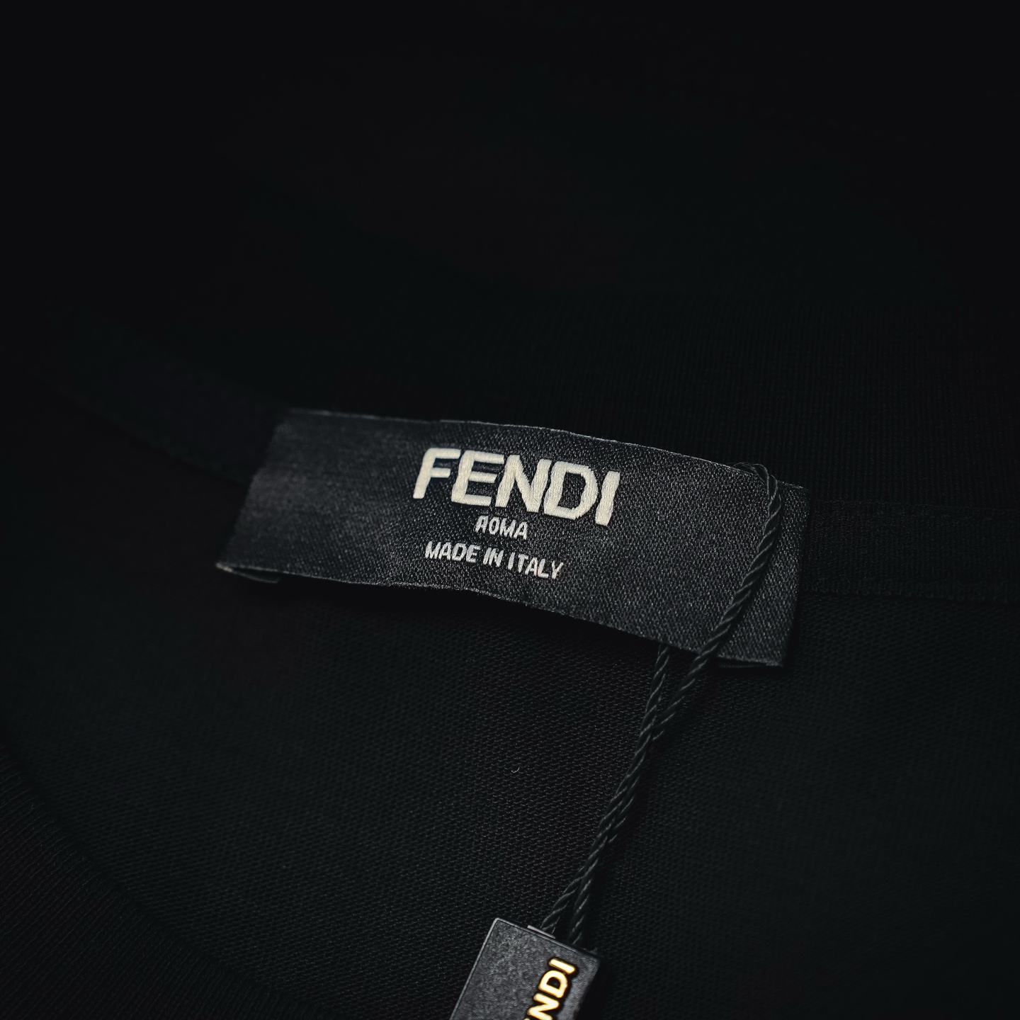 Fend pocket printed t-shirt