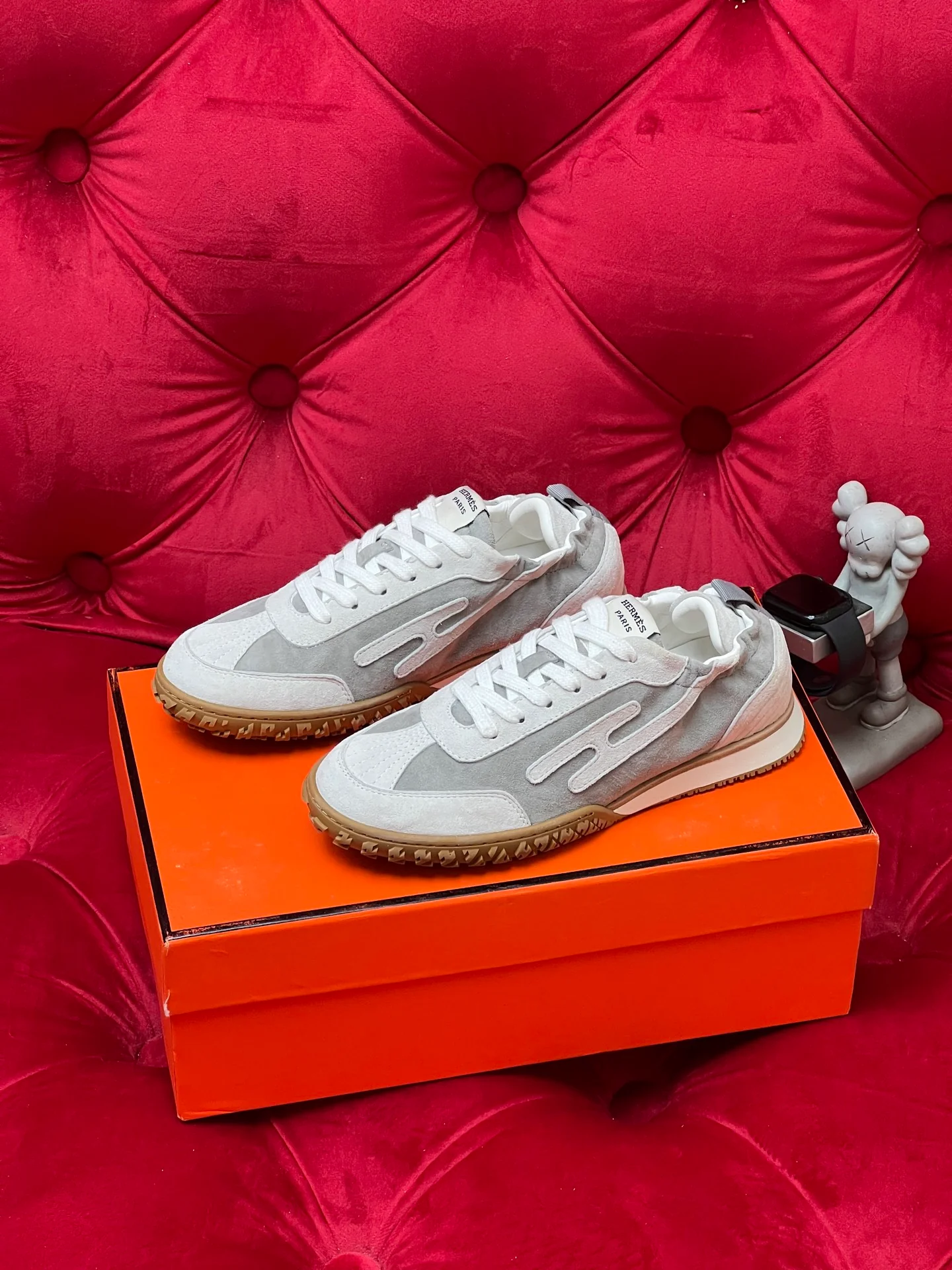 Herm suede sneakers