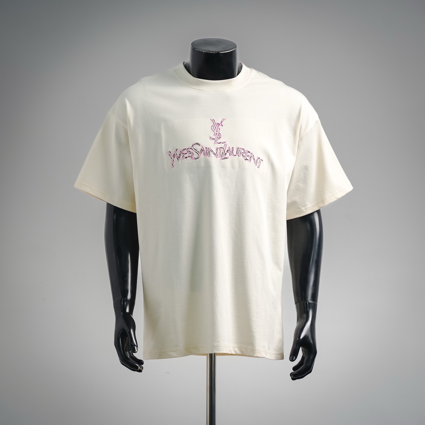 Saint letter embroidered t-shirt