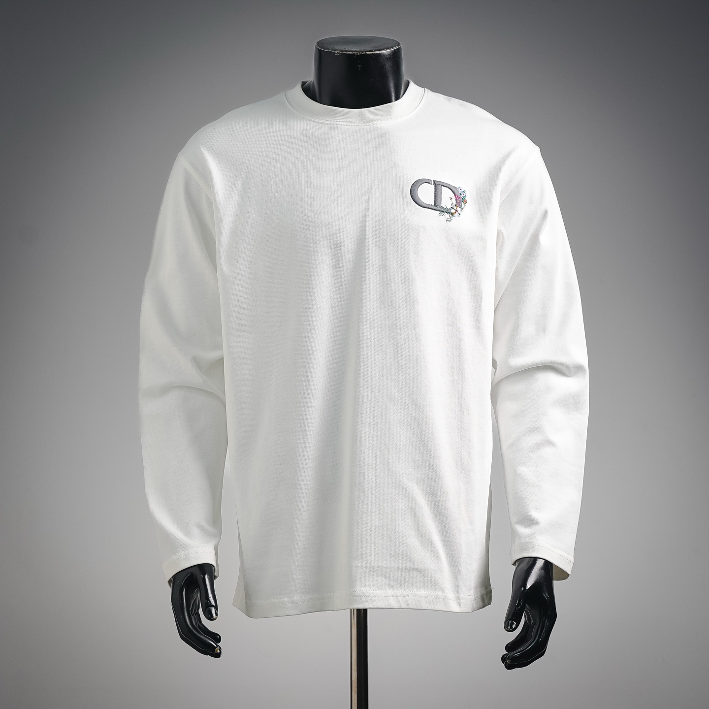 CD embroidered sweatshirt