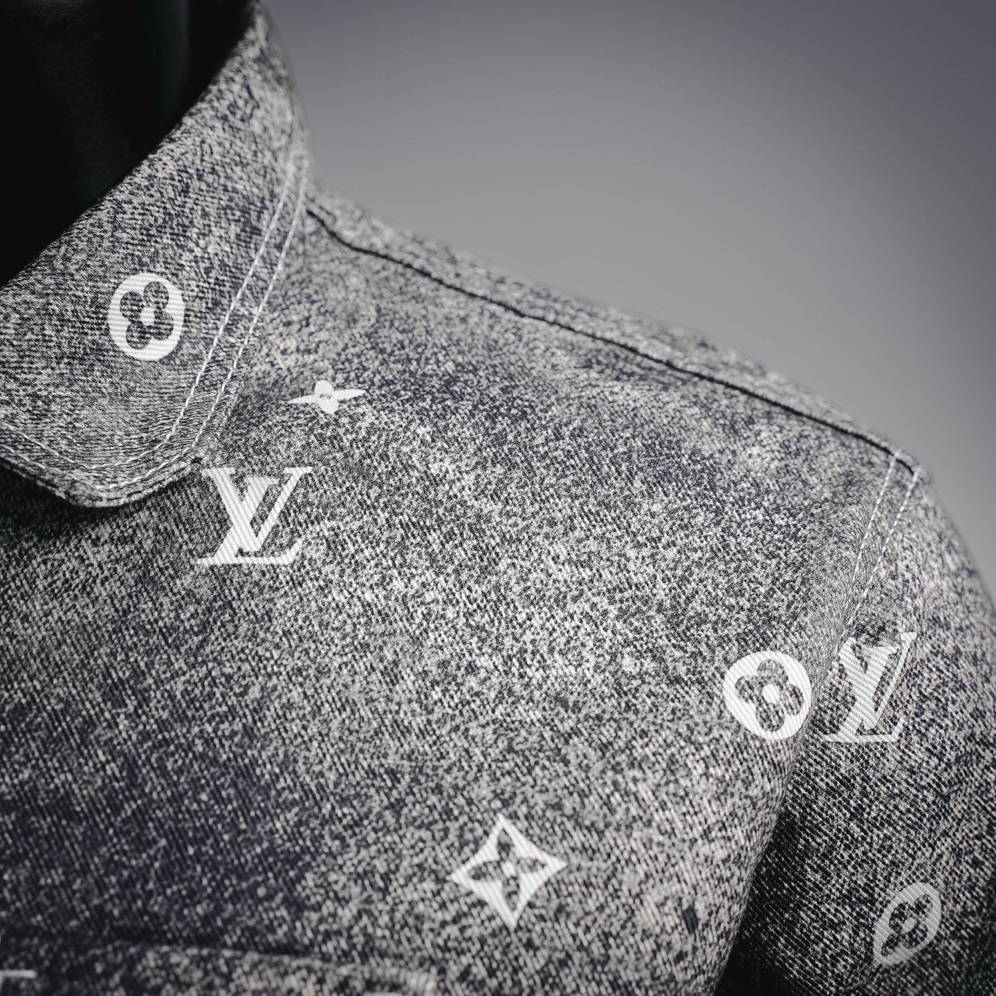 Louis gradient monogram jacket