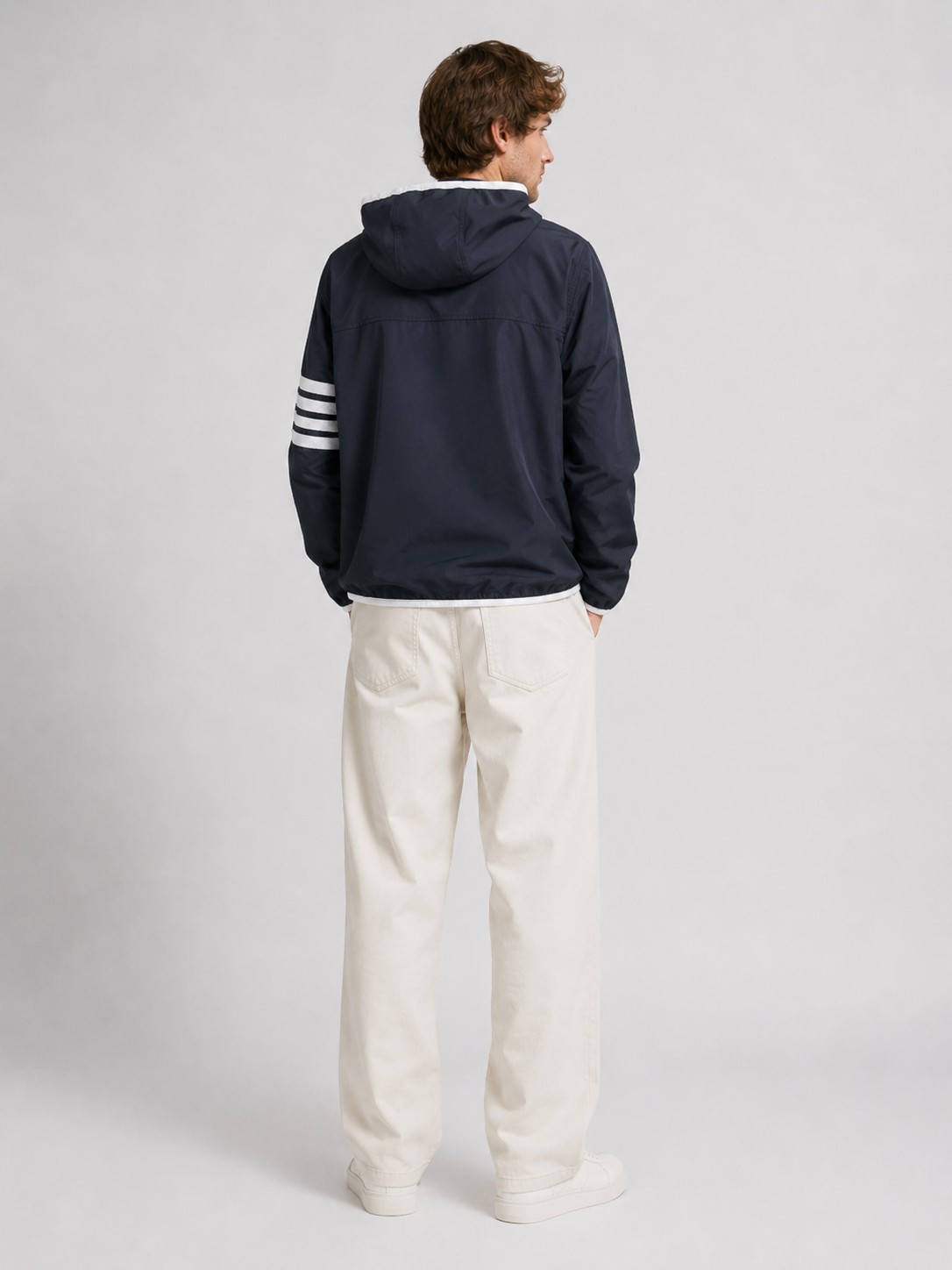 Thom striped jacket