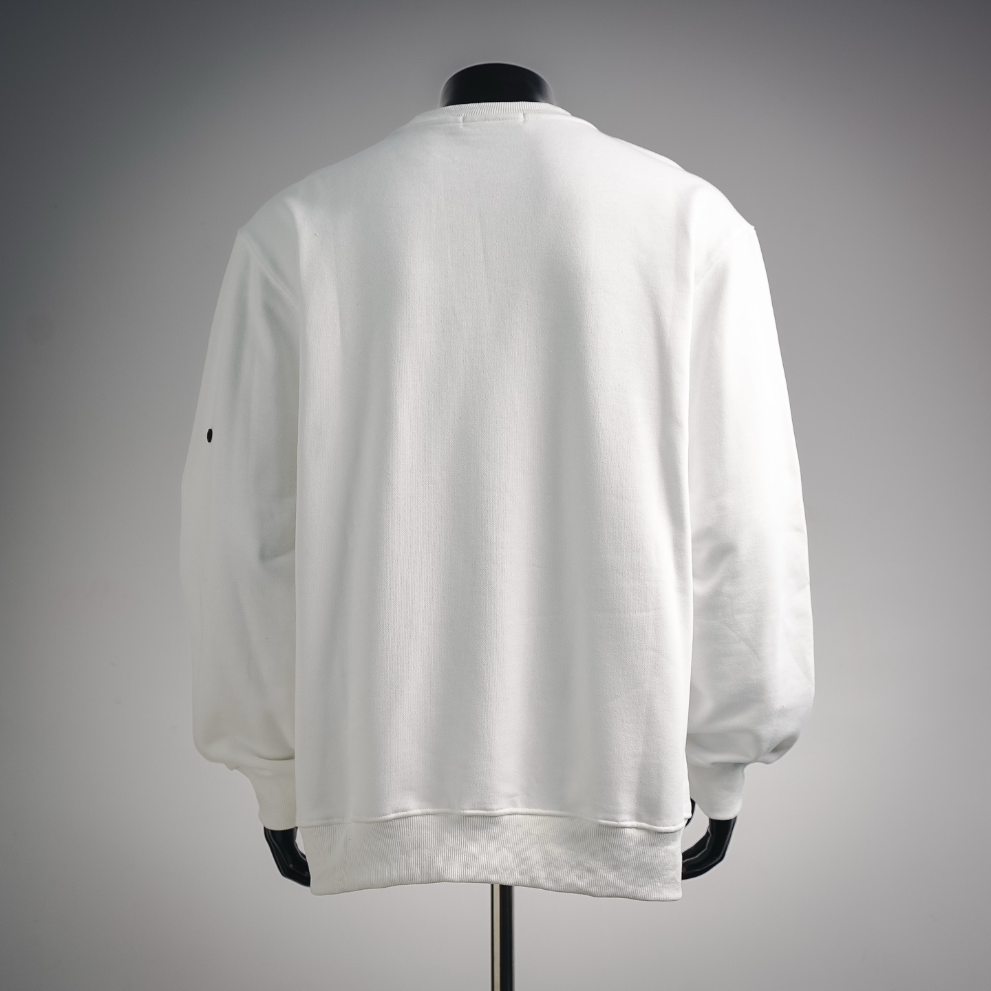 Stone relaxed minimal sweatshirt