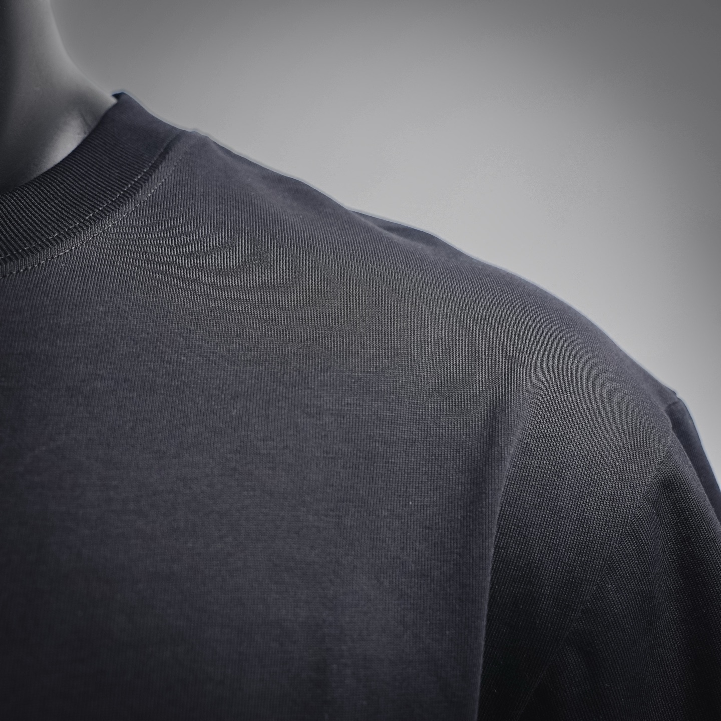 Chrome hem printed t-shirt
