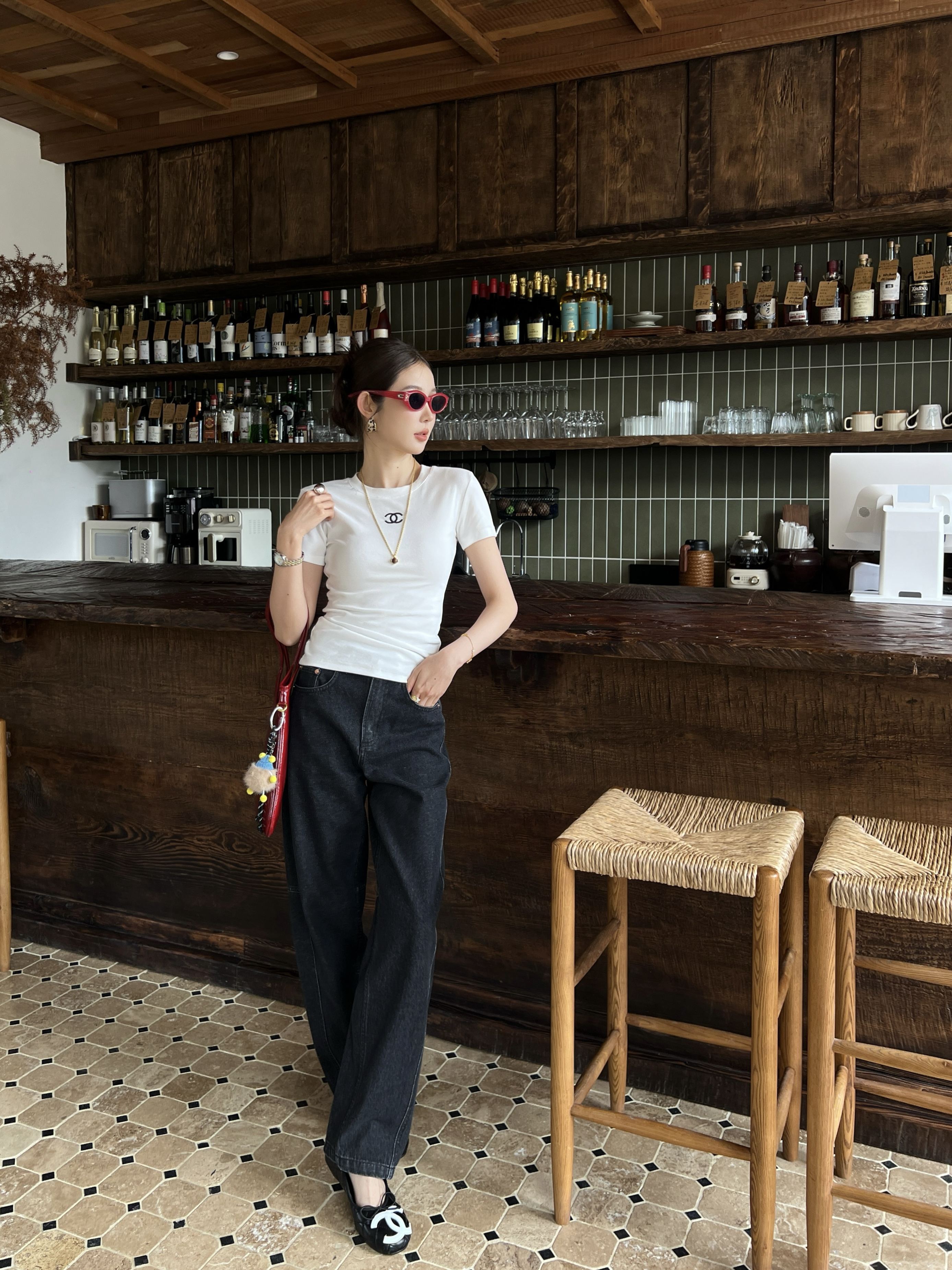 Guc 26ss wide-leg jeans