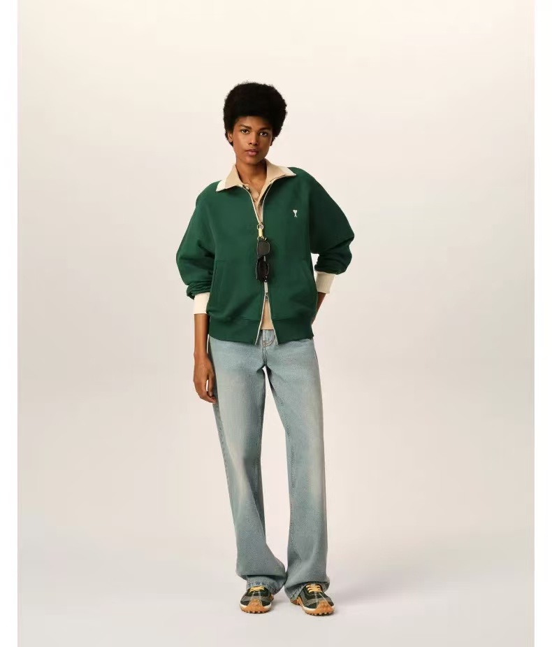 Ami contrast preppy jacket