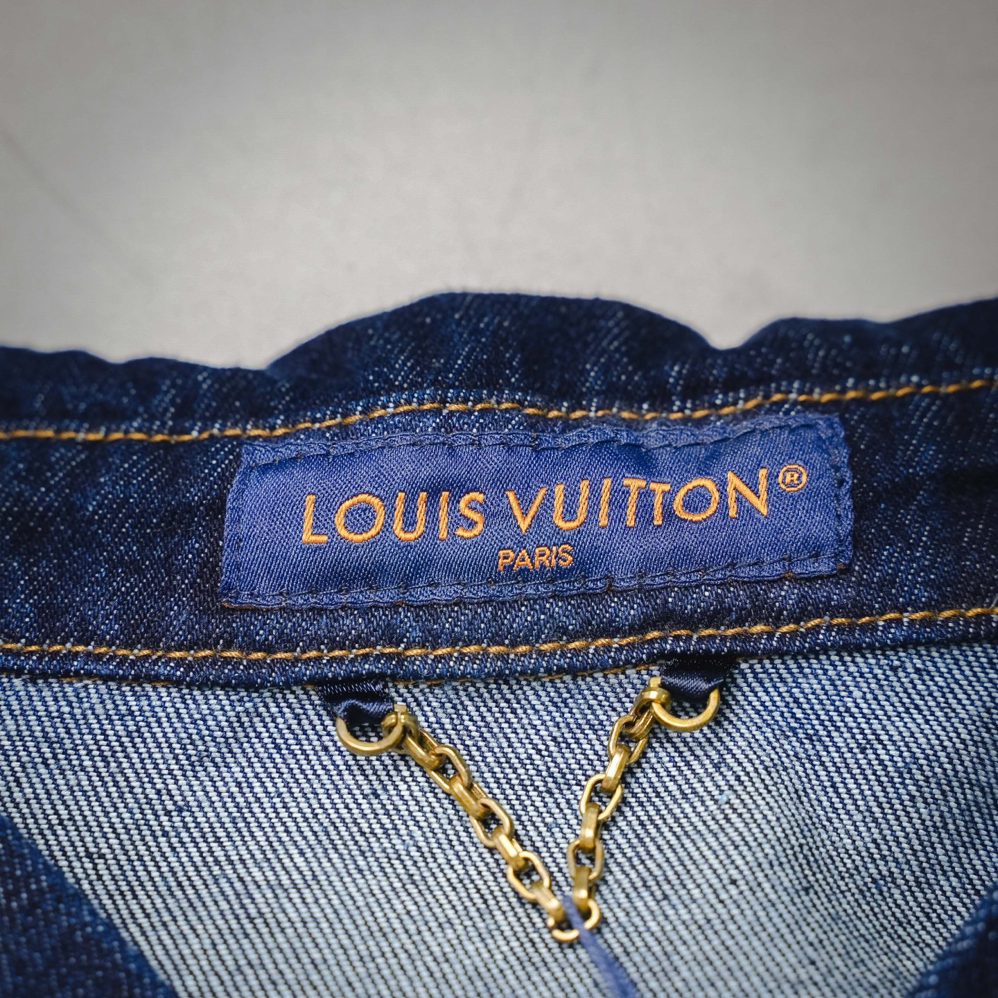 Louis denim long-sleeved shirts