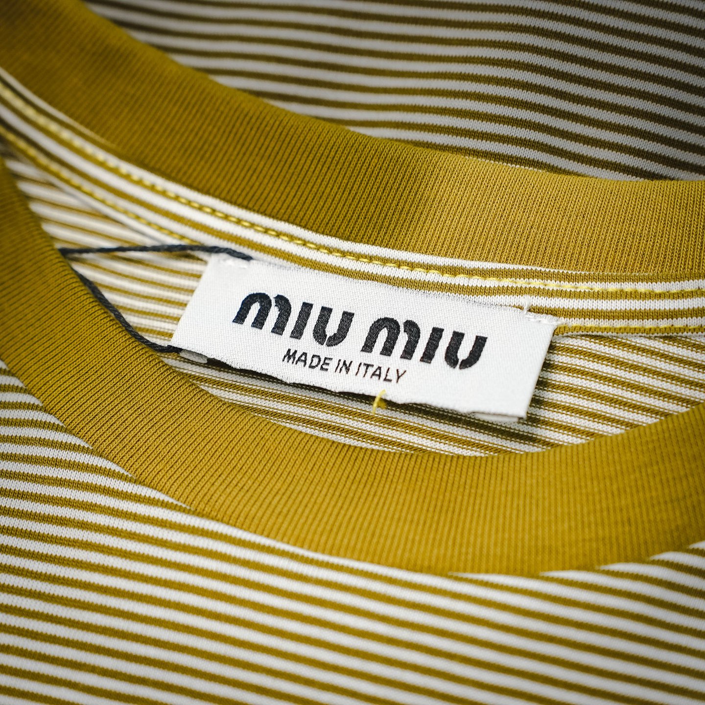 Miu striped t-shirt