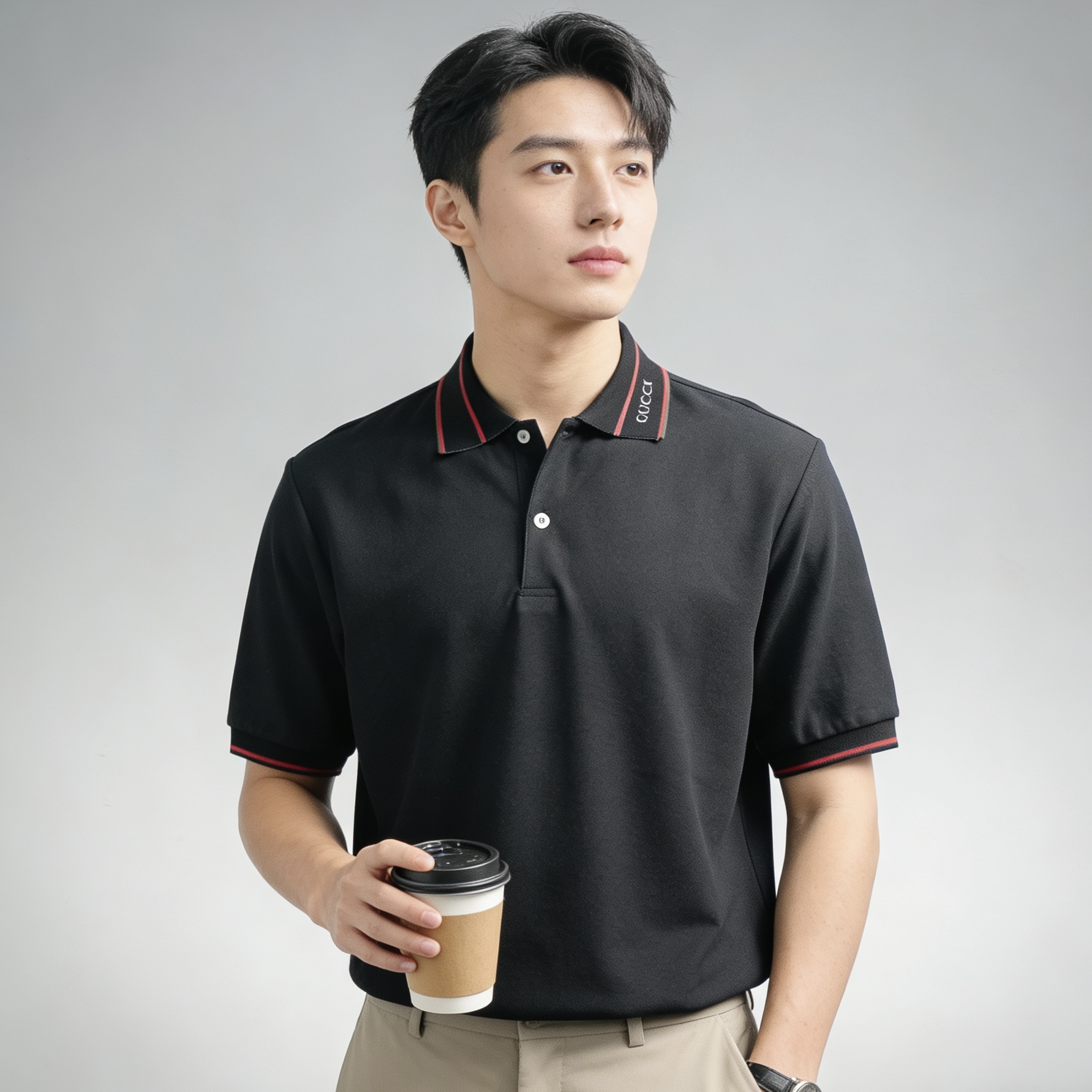 Guc jacquard Polo