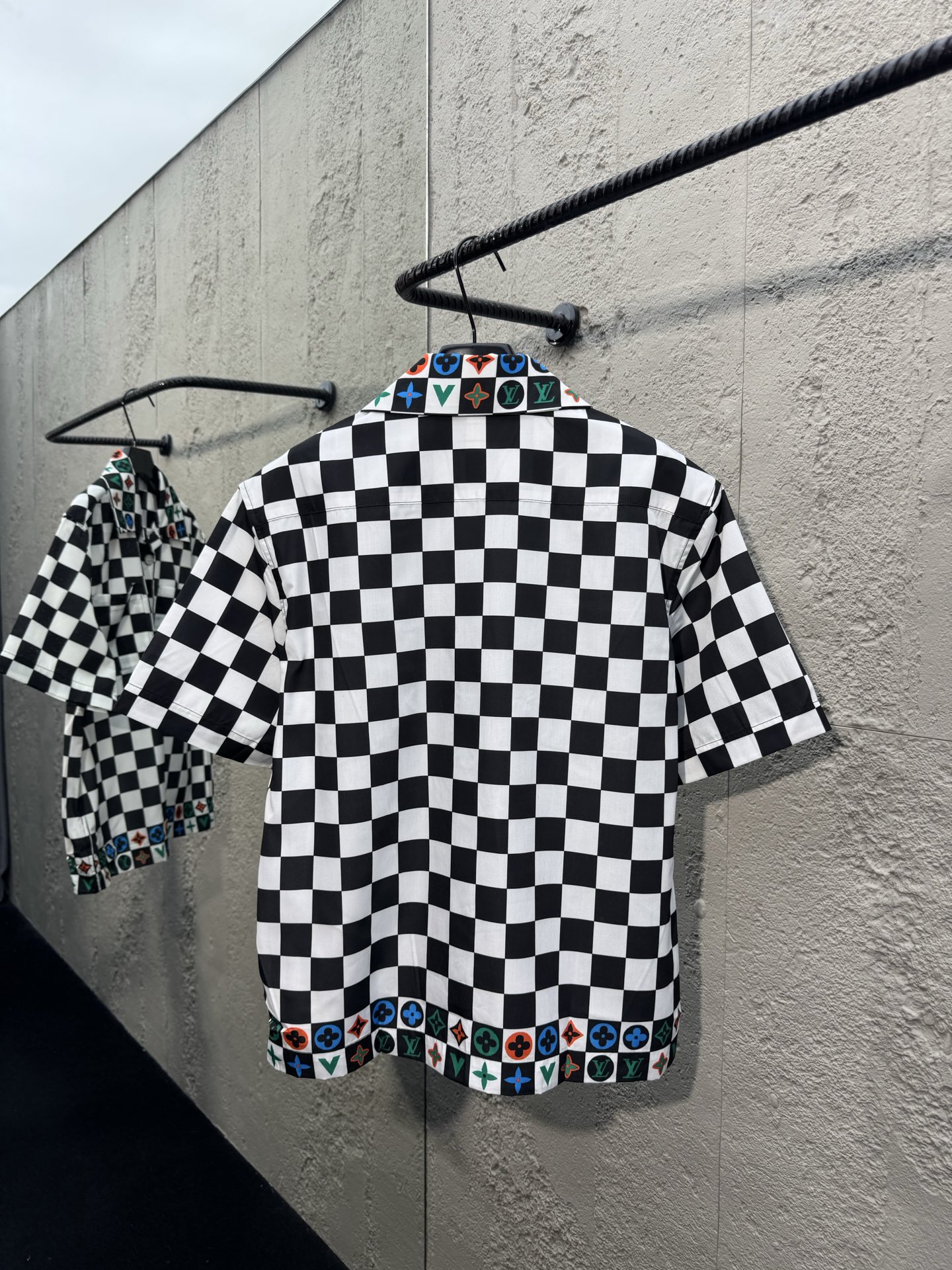 Louis checkerboard graphic t-shirt