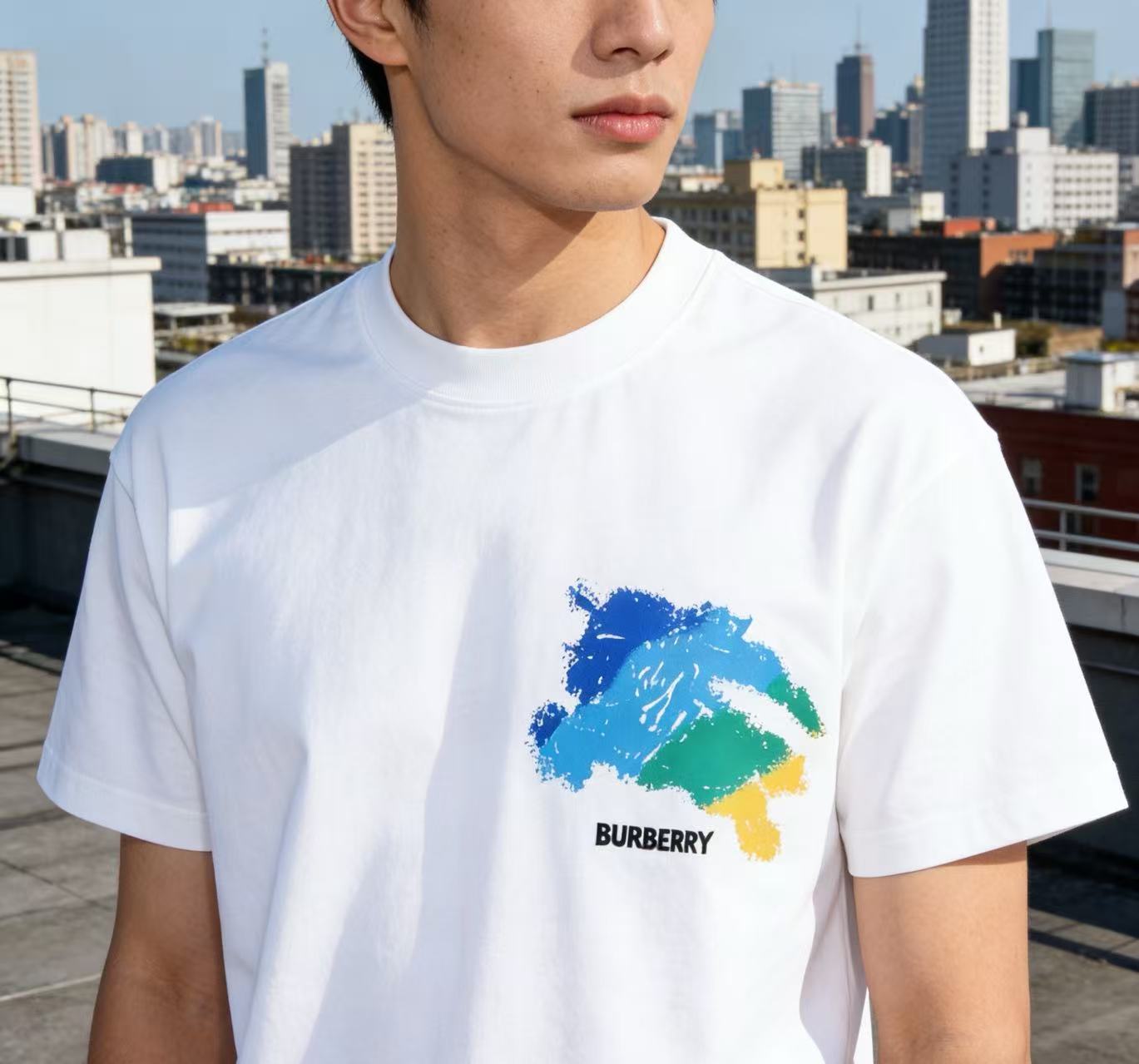 Burb print t-shirt