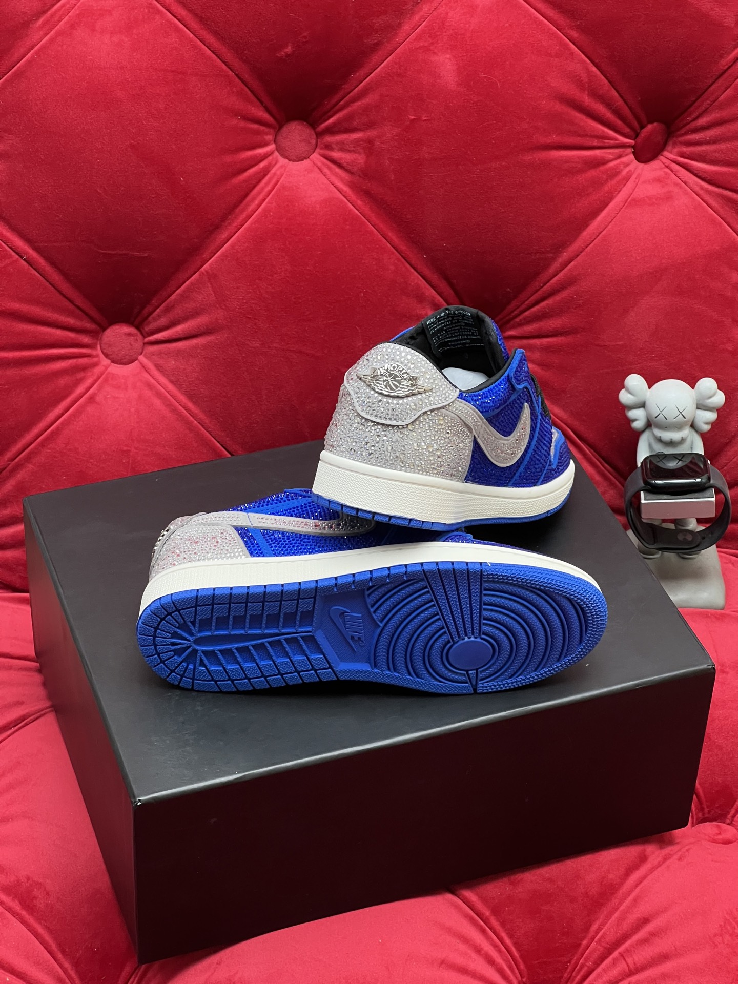Air rhinestone sneakers