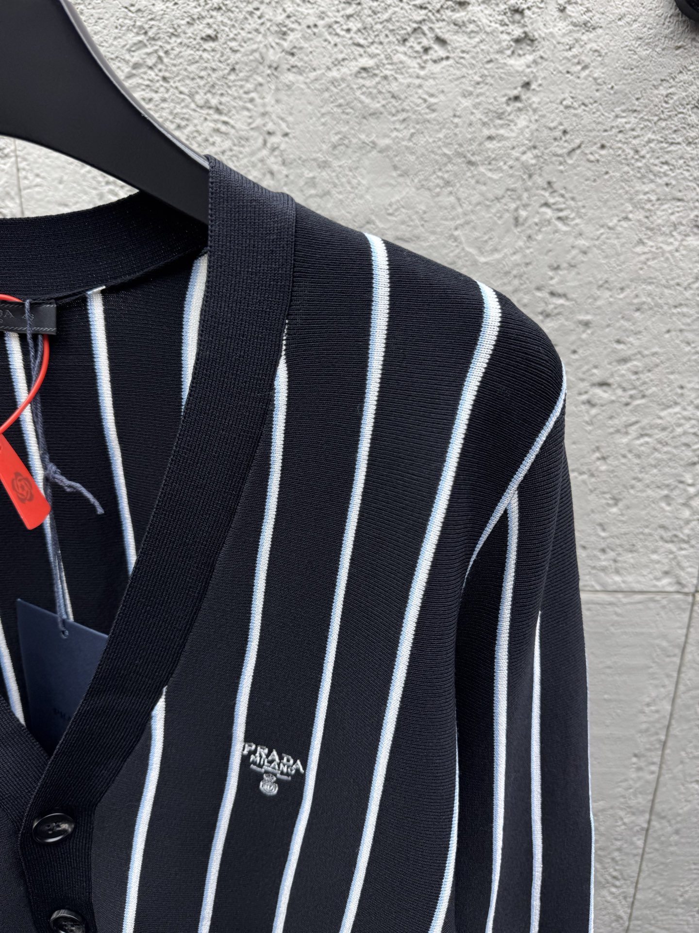 Pra striped sleek cardigan