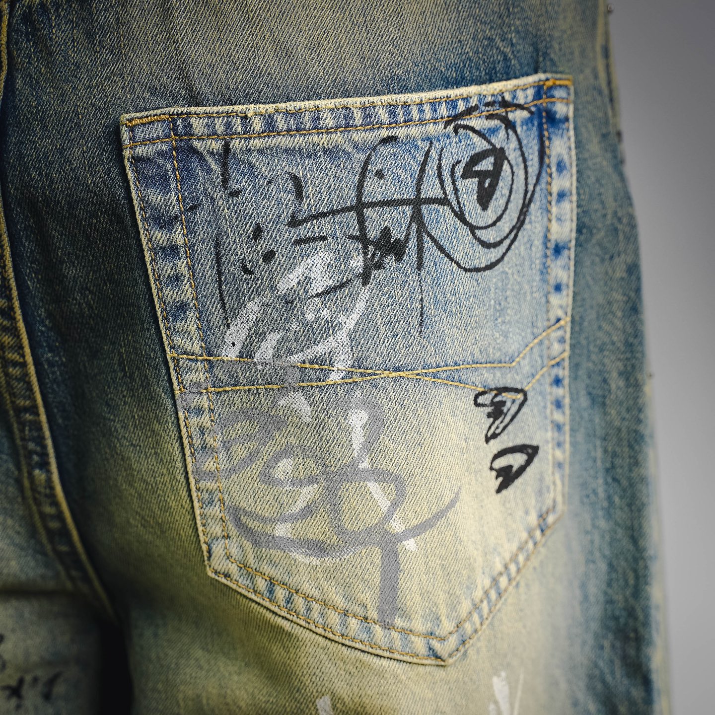 Balen graffiti baggy jeans