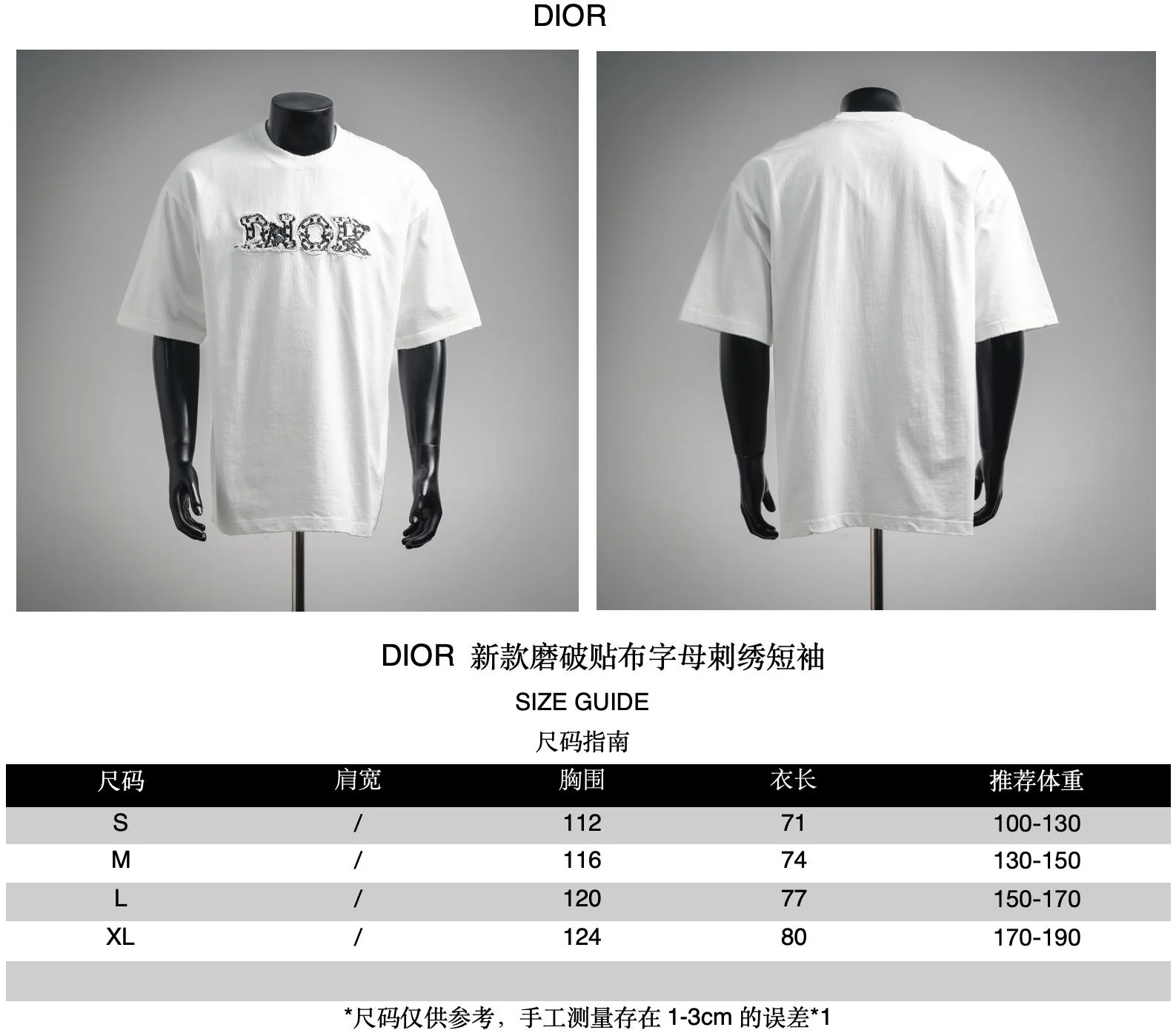 Dio embroidered t-shirt