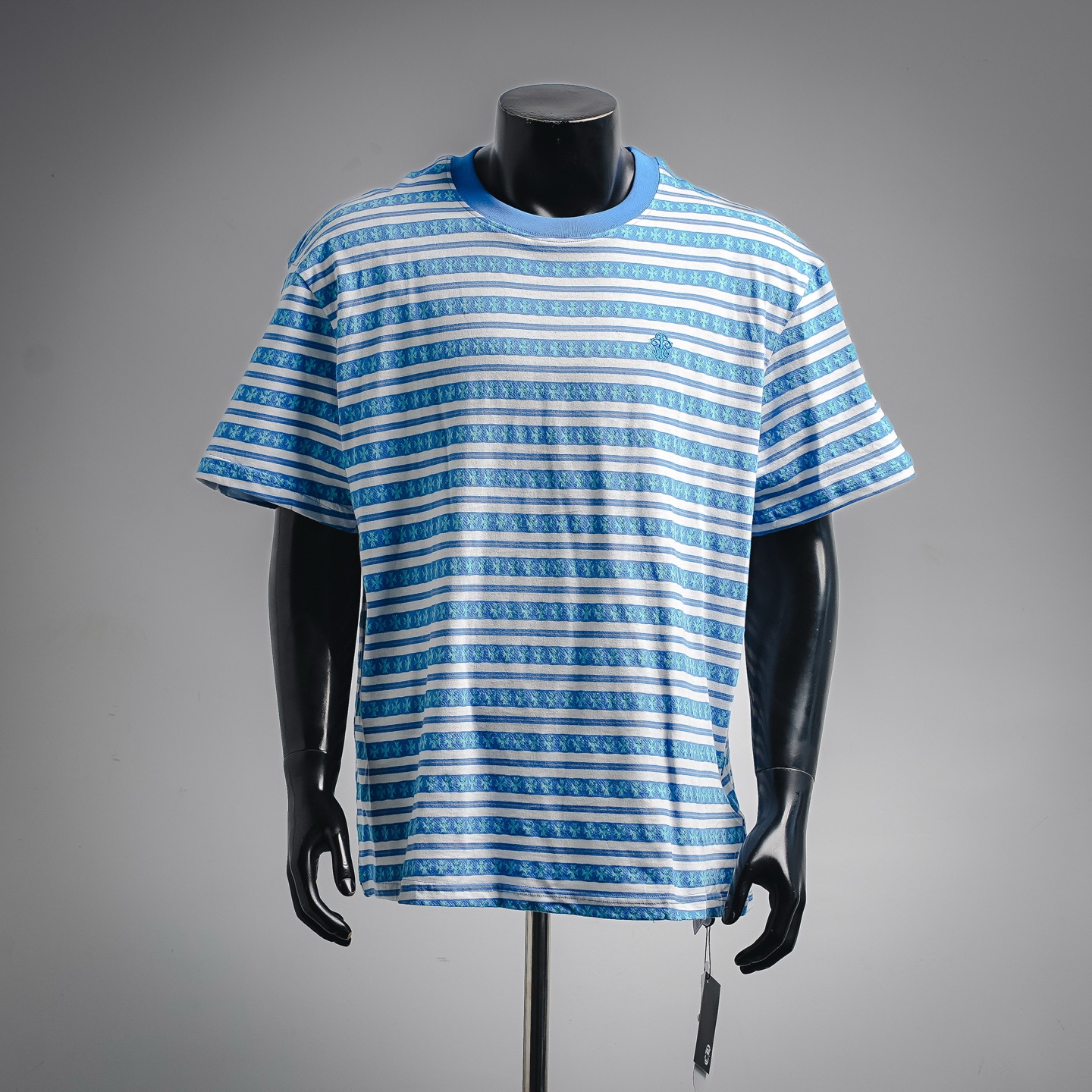 Chrome striped all-over t-shirt