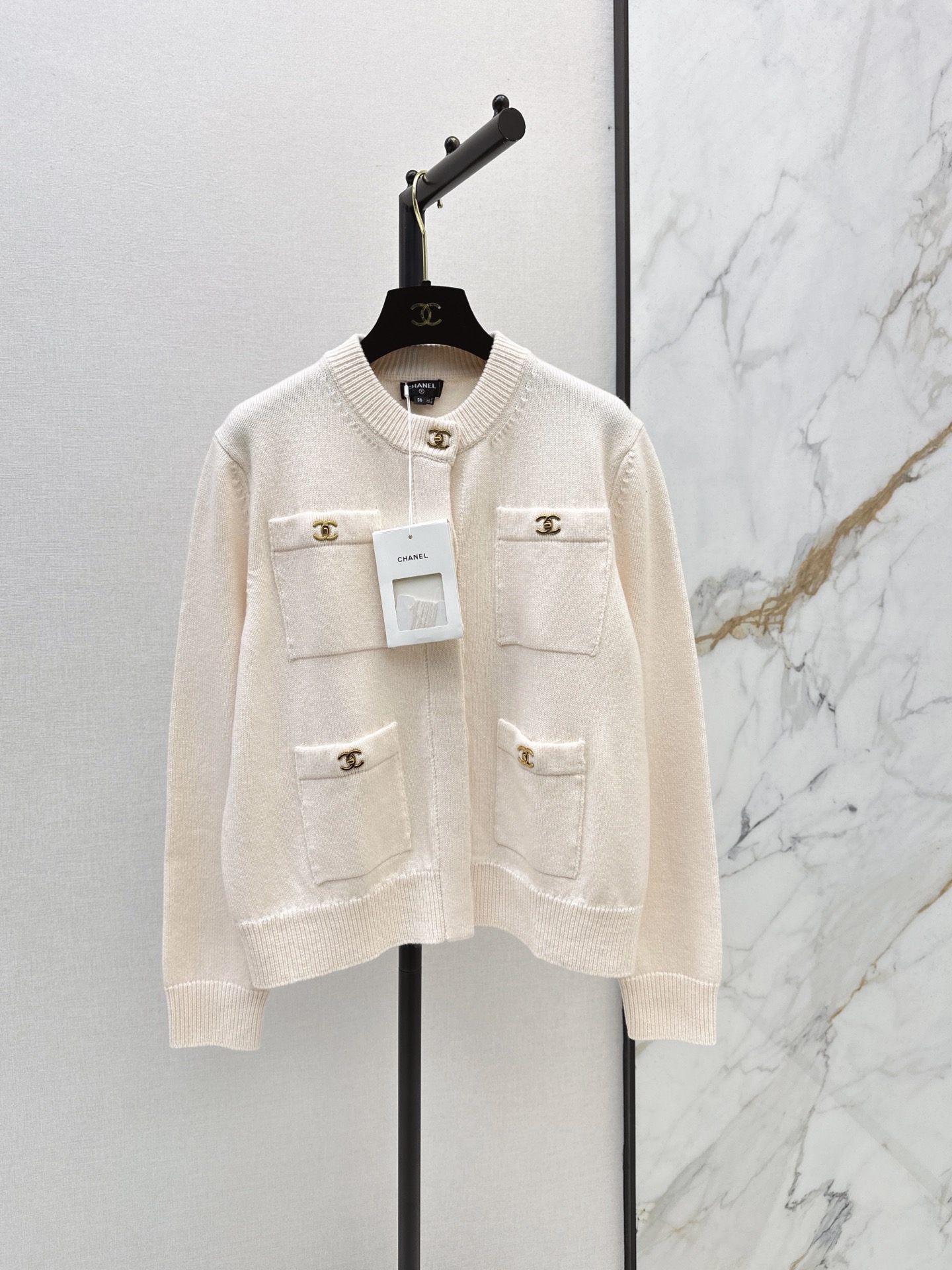 Chan 26fw knit jacket