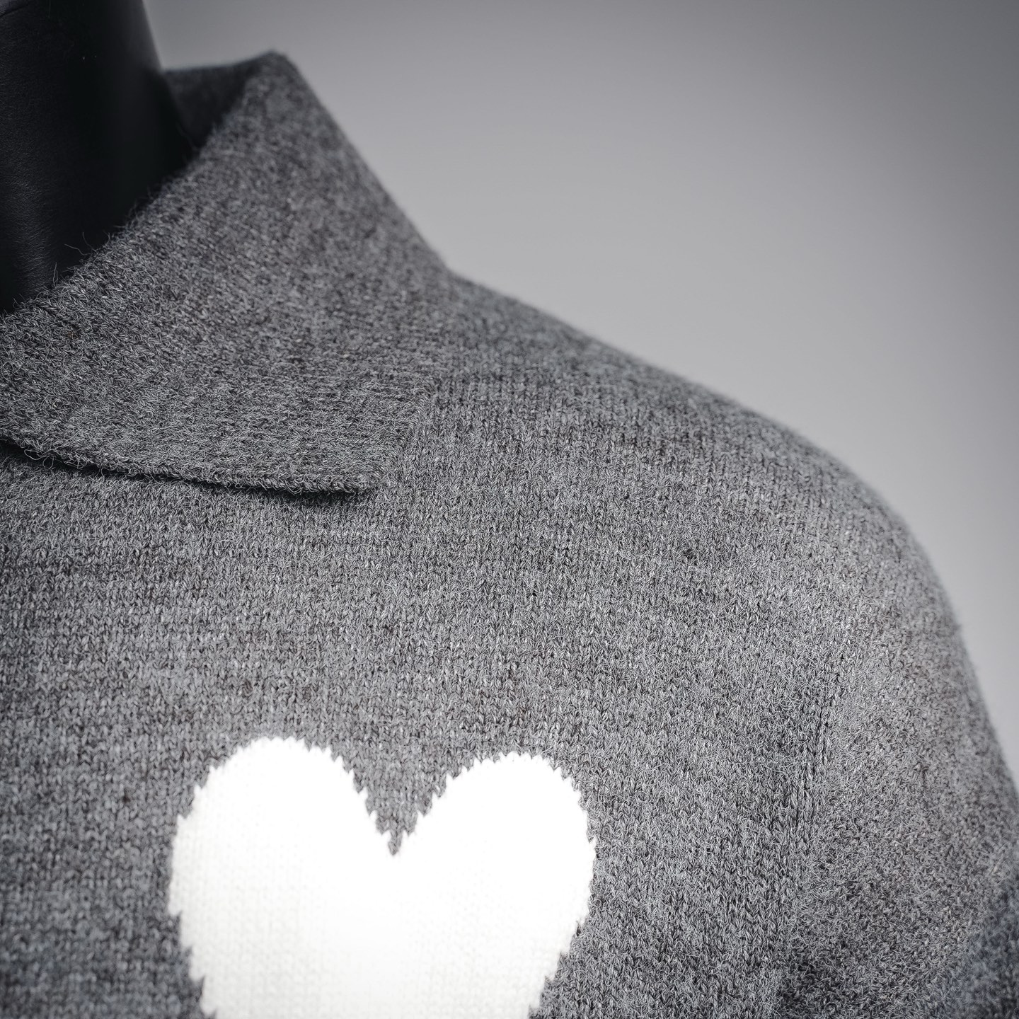 Ami jacquard knit sweater