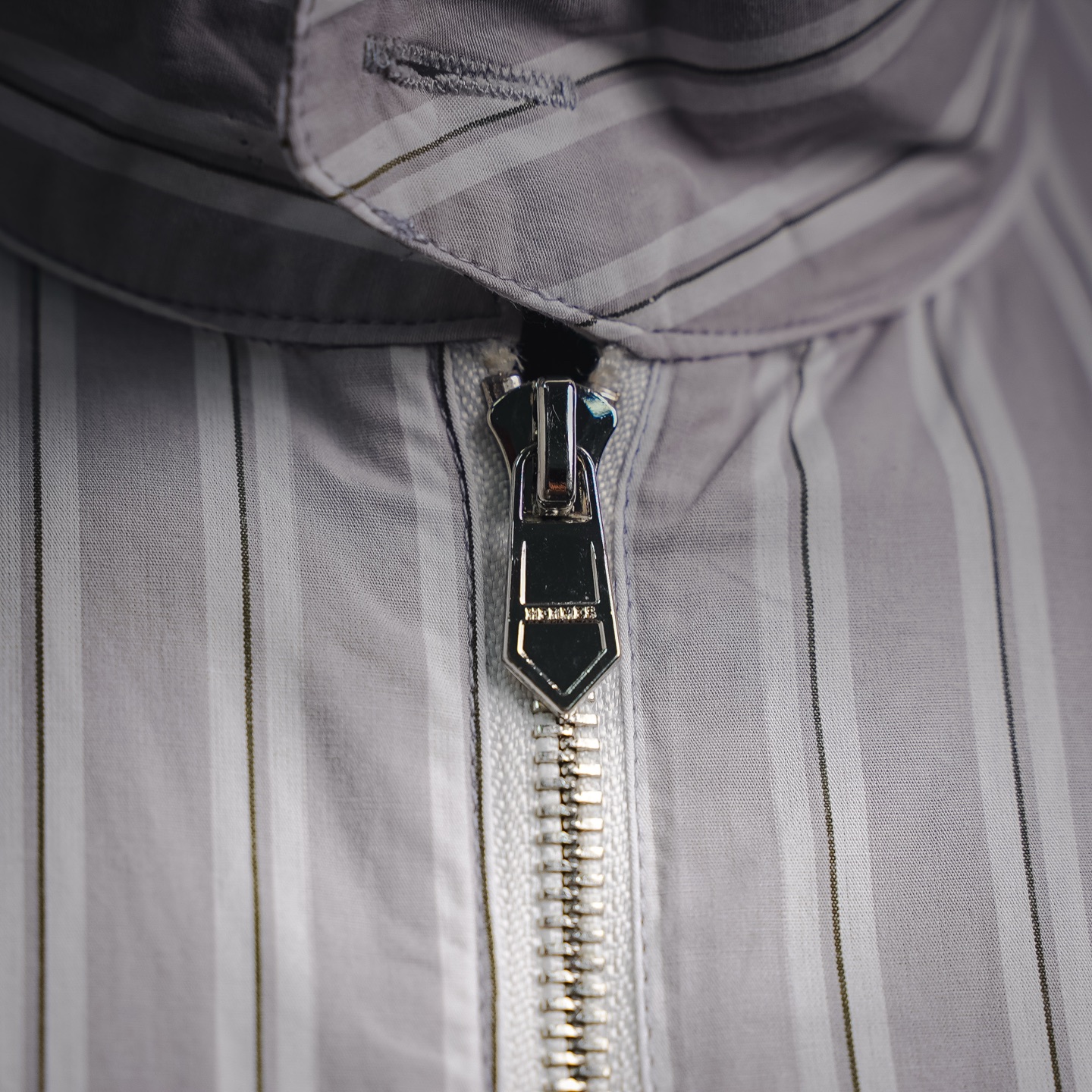 Herm striped graphic jacket