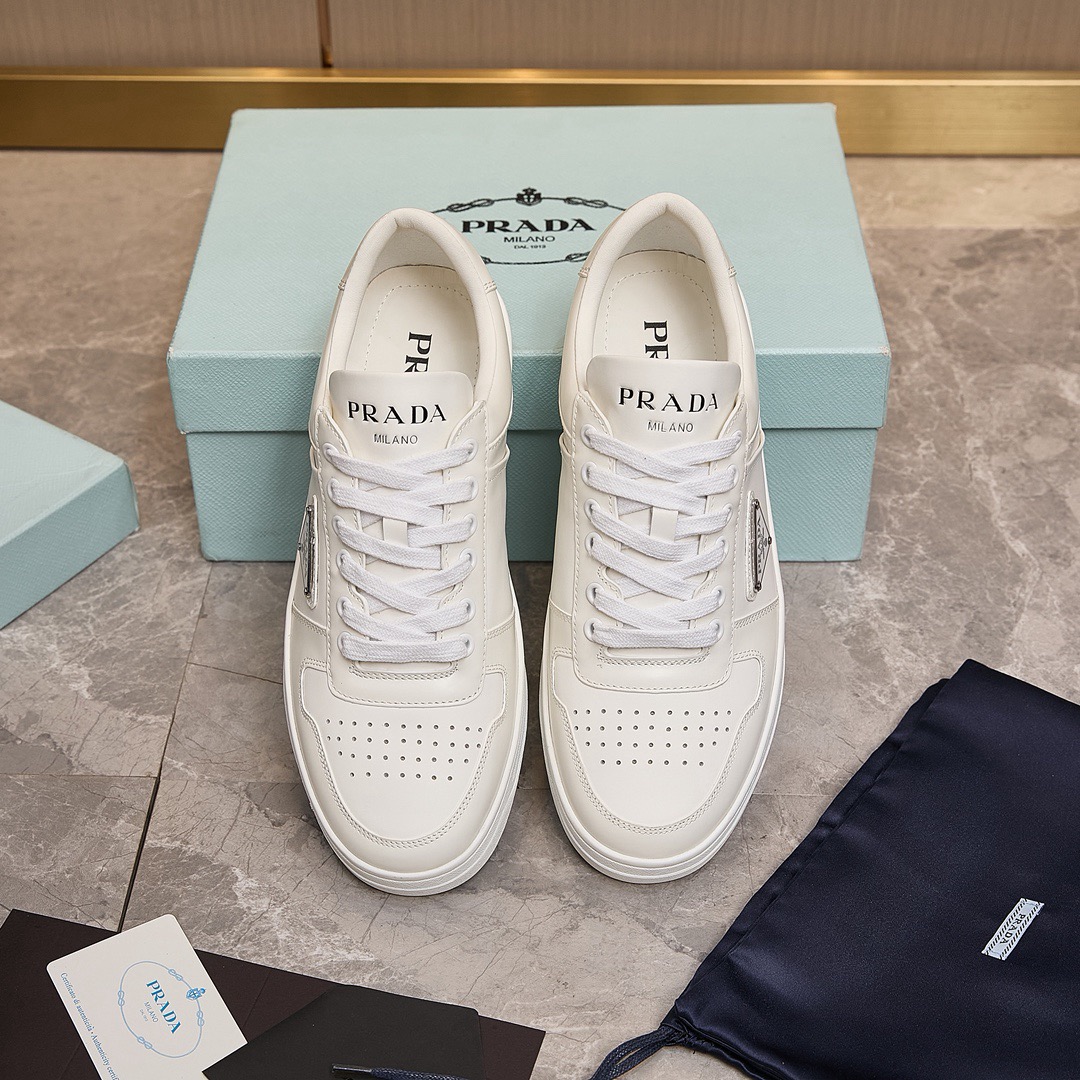Pra downtown leather sneaker